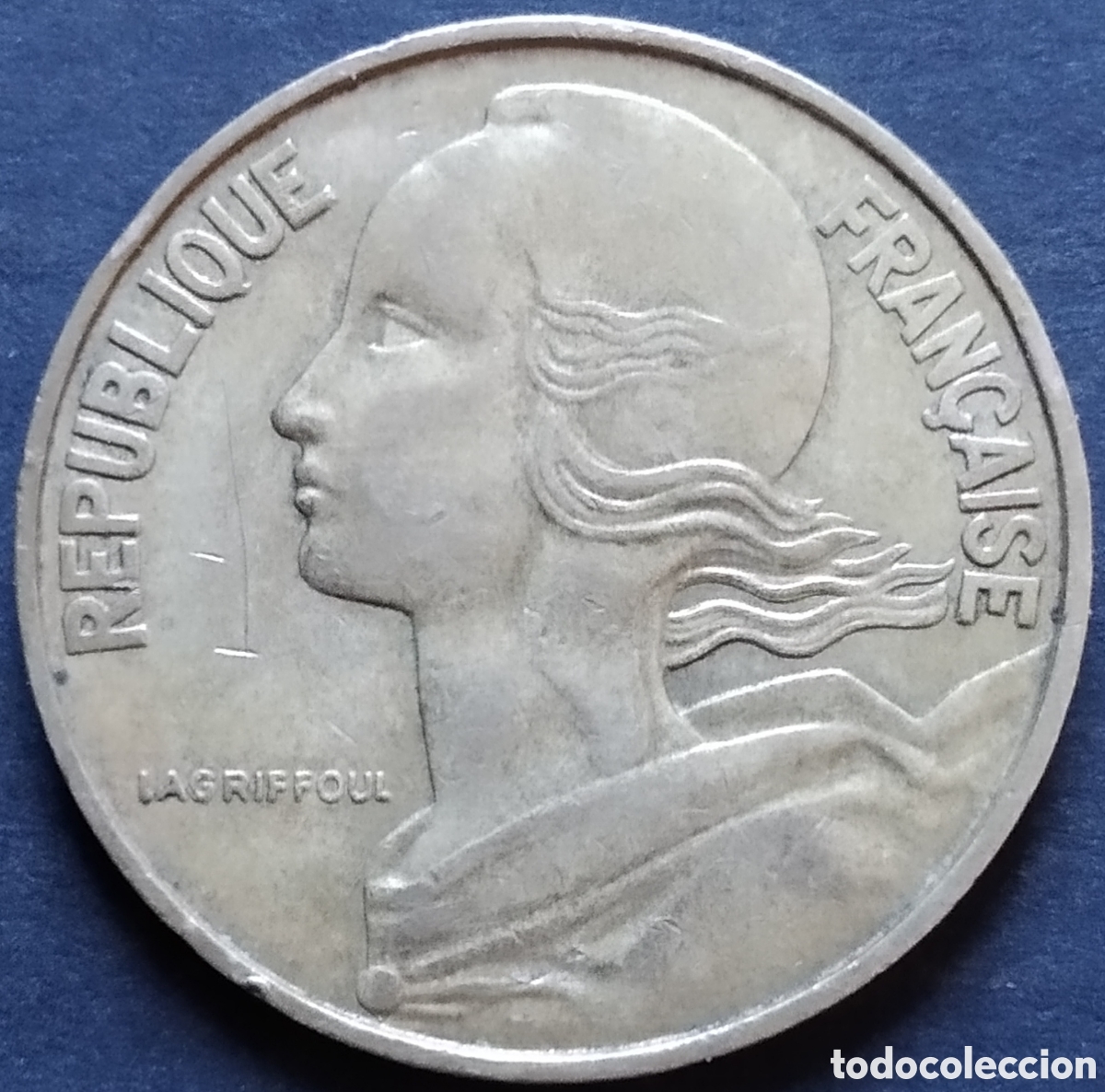 Monedas antiguas de Europa: MONEDA - FRANCIA 20 CENTIMOS 1968 - Foto 2