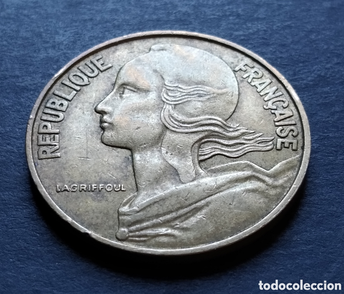 Monedas antiguas de Europa: MONEDA - FRANCIA 20 CENTIMOS 1968 - Foto 4