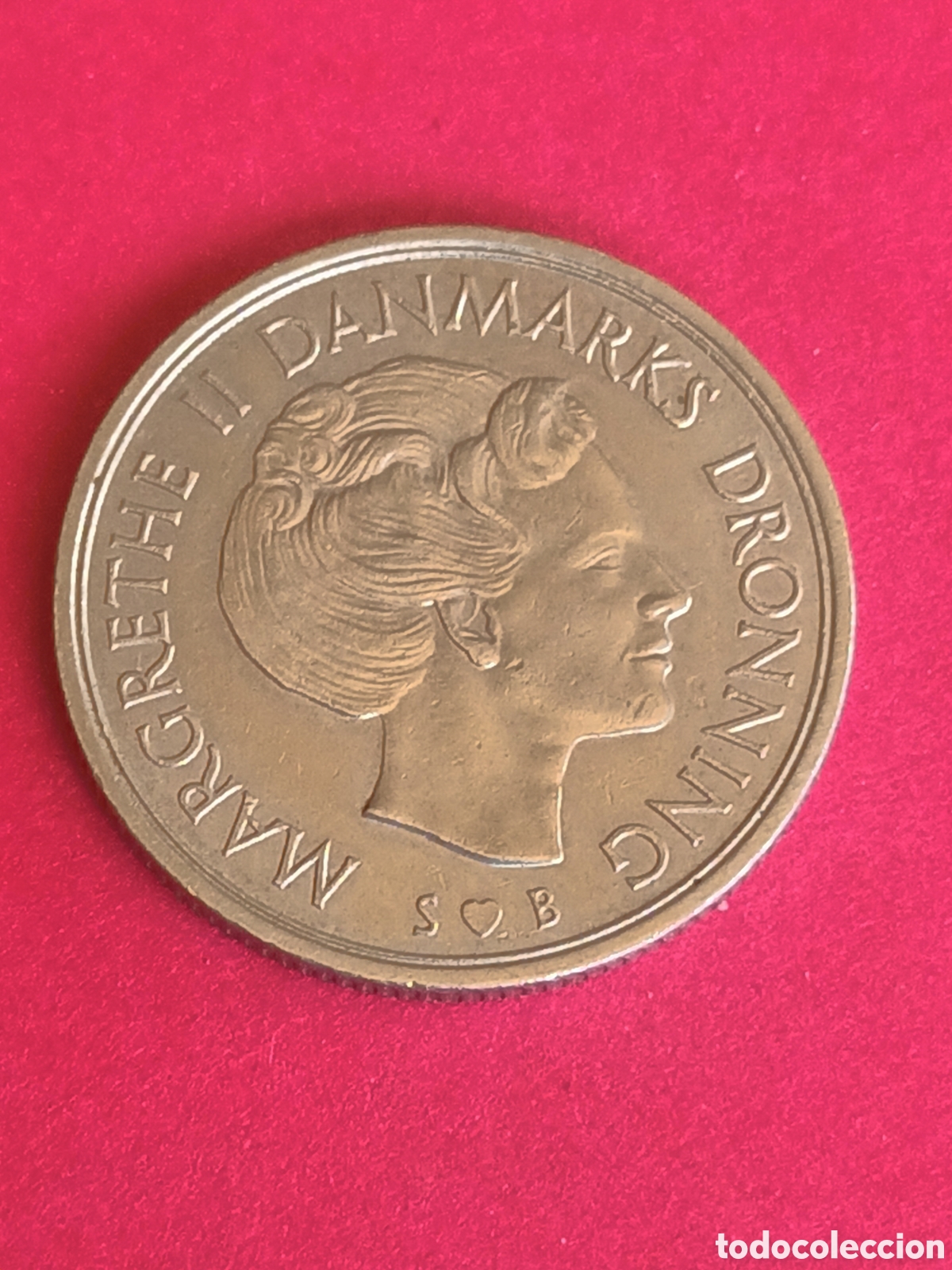 Monedas antiguas de Europa: DINAMARCA. 1 CORONA DE 1977. - Foto 1