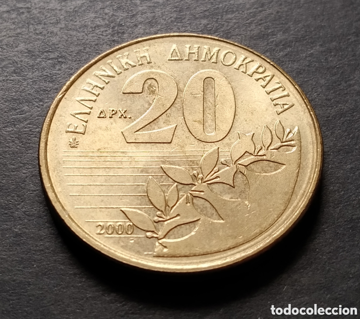 Monedas antiguas de Europa: MONEDA - GRECIA 20 DRACMAS 2000 - Foto 3