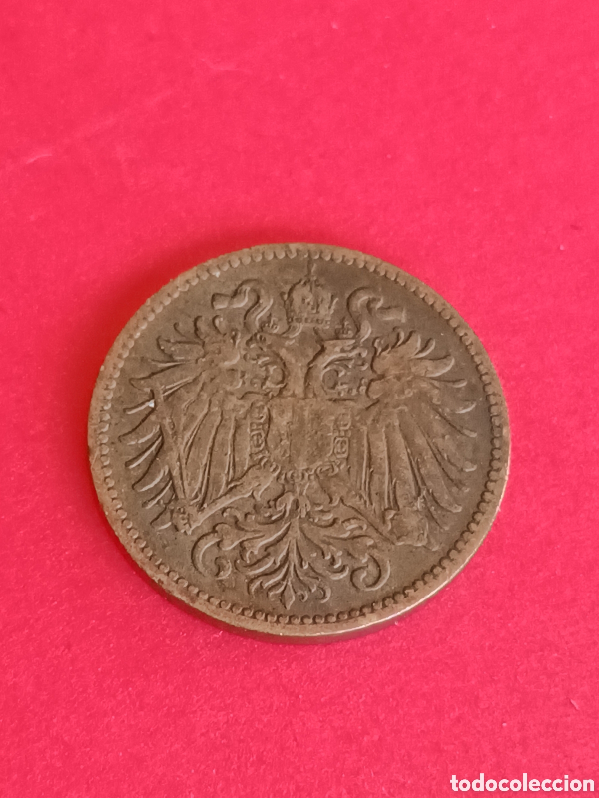 Monedas antiguas de Europa: AUSTRIA. 2 HELLER DE 1897. - Foto 2