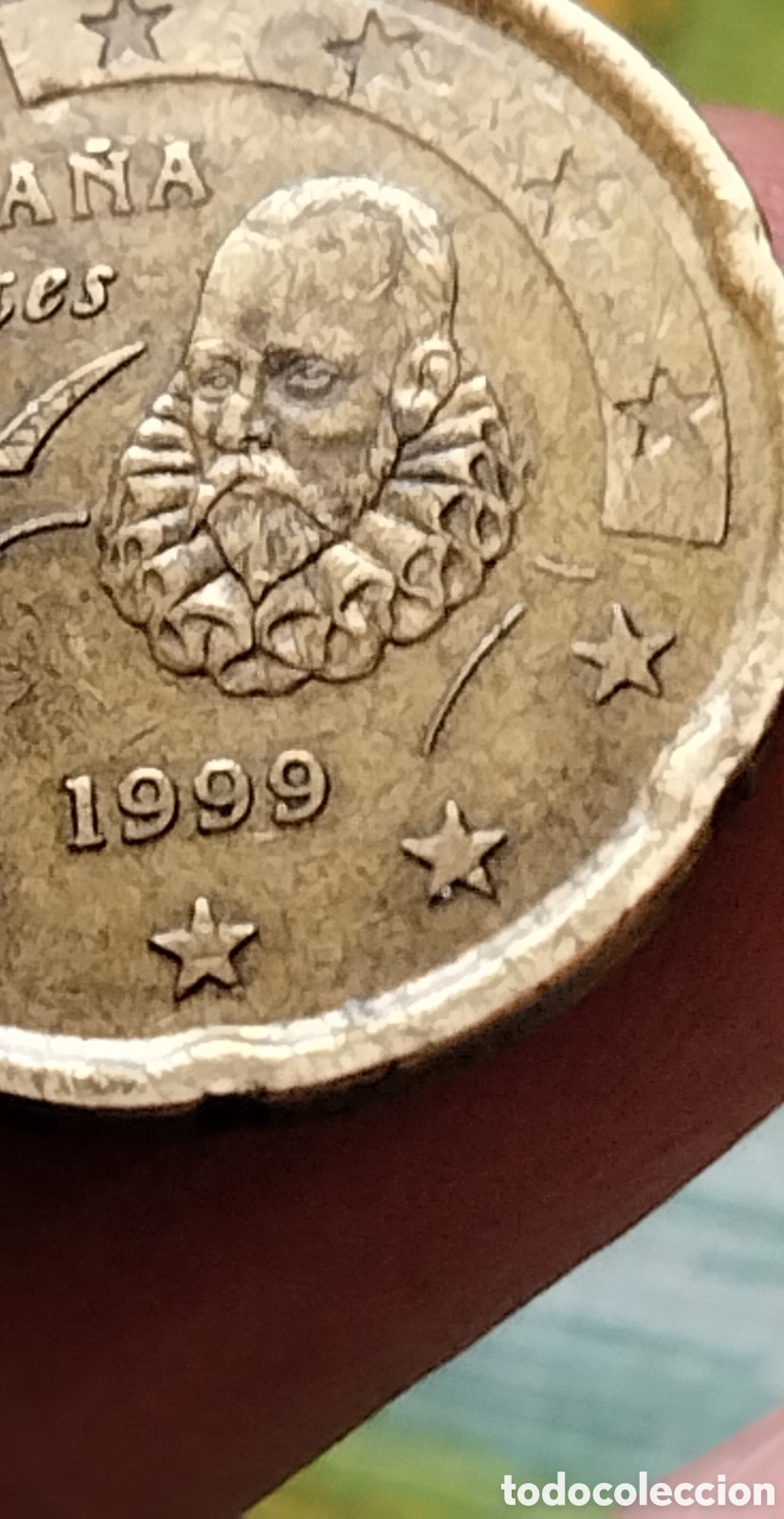 Monedas antiguas de Europa: 20 c&eacute;ntimos Espa&ntilde;a 1999 - Foto 3