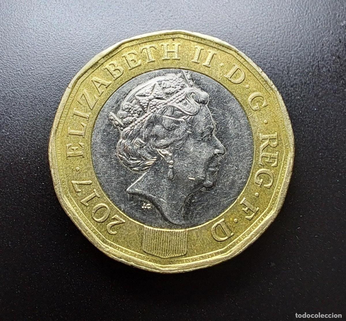 Monedas antiguas de Europa: Libra Esterlina 2017 Elizabeth II - Foto 1