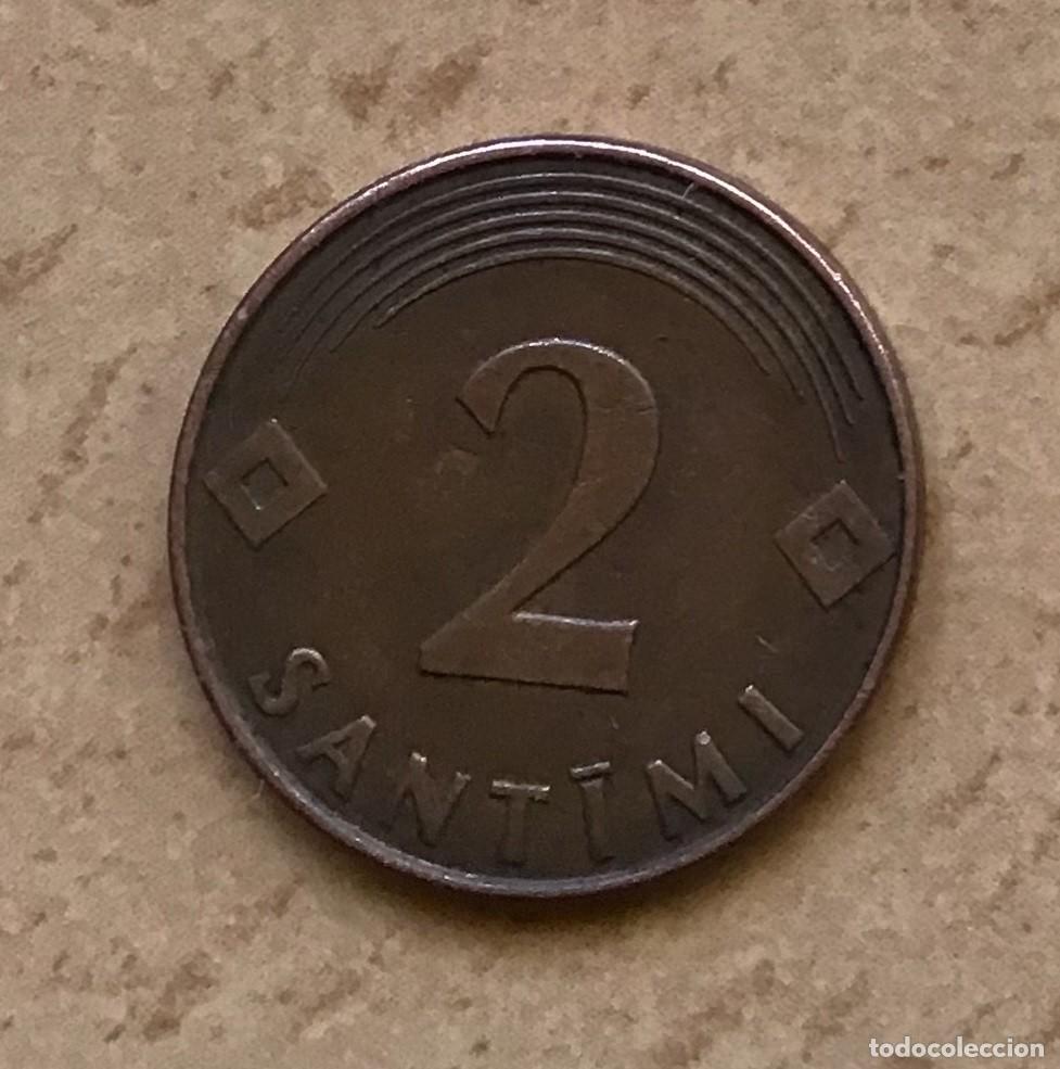 Monedas antiguas de Europa: 2 santimi de Letonia. A&ntilde;o 2000 - Foto 1