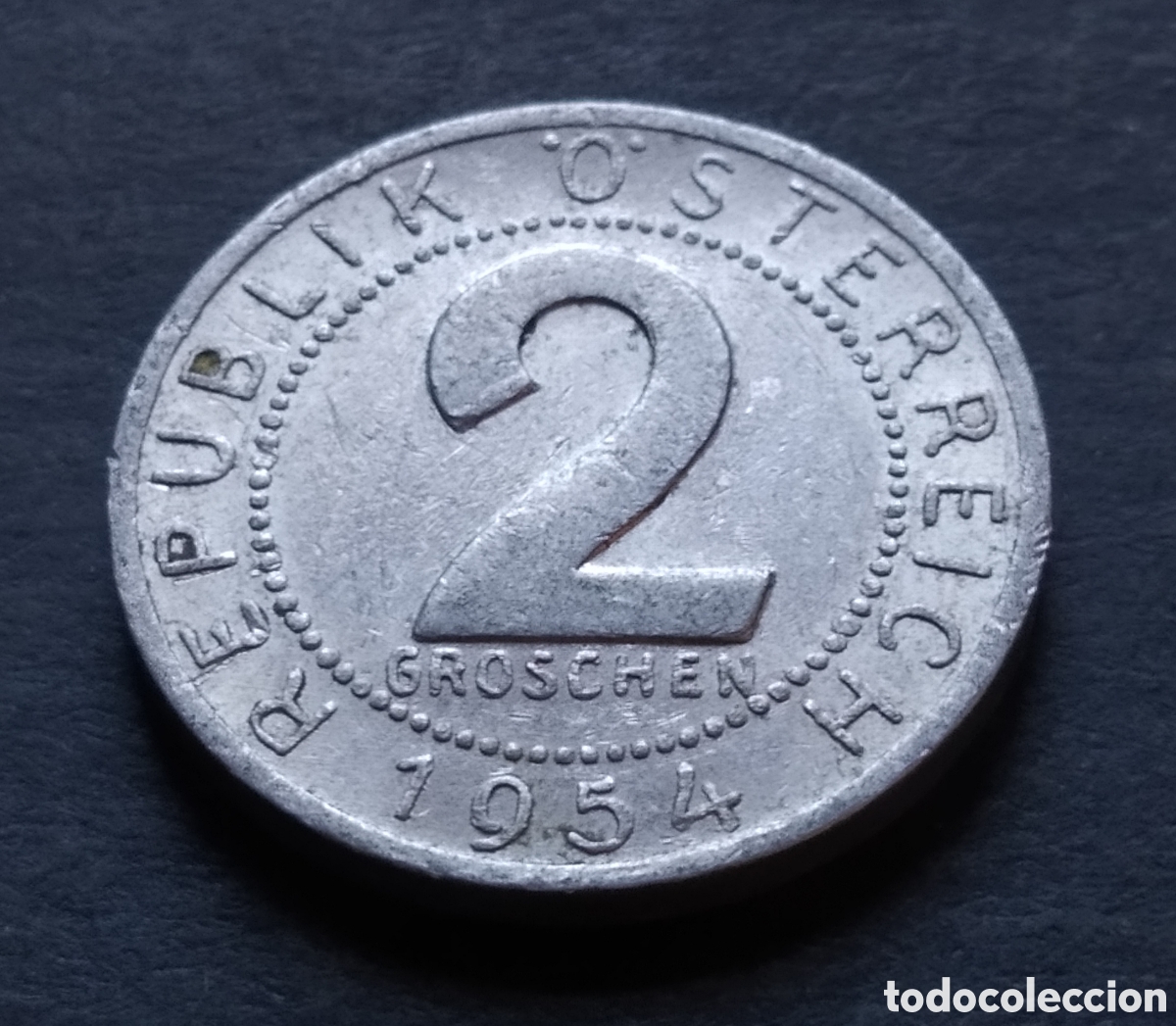 Monedas antiguas de Europa: MONEDA - AUSTRIA 2 GROSCHEN 1954 - Foto 3