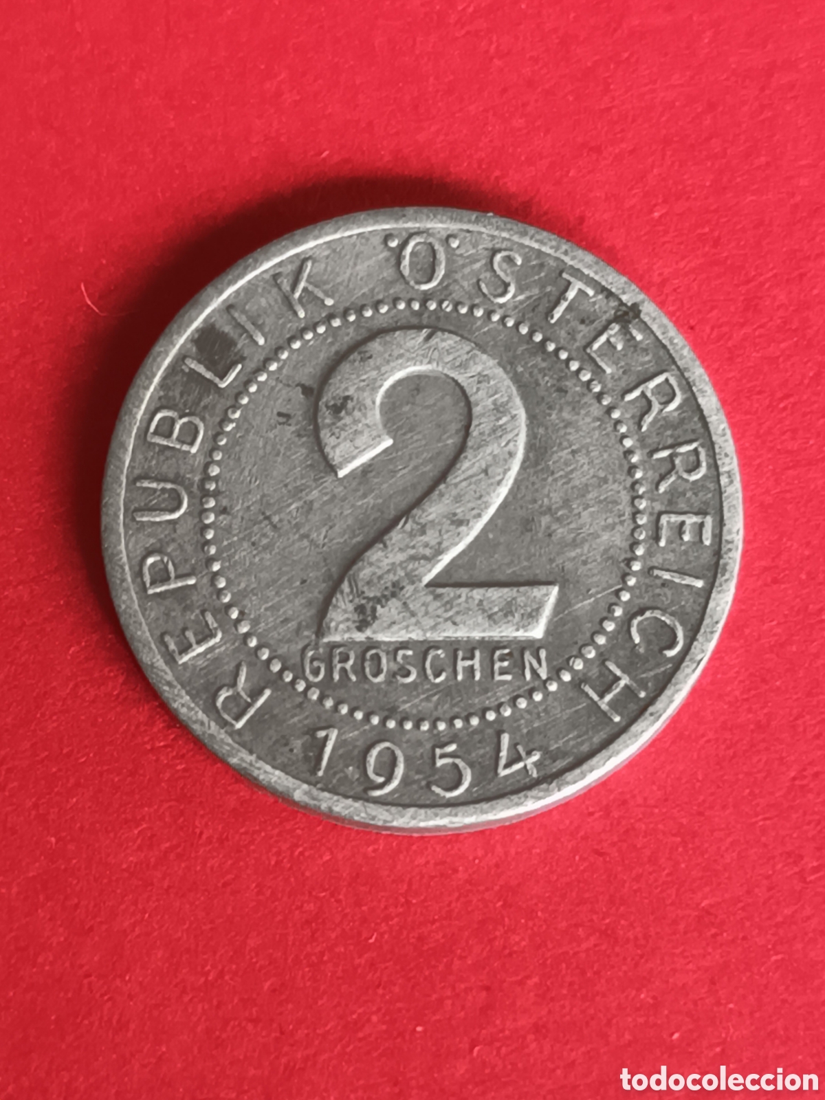 Monedas antiguas de Europa: AUSTRIA. 2 GROSCHEN DE 1954. - Foto 1