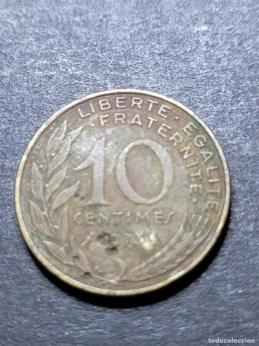 Monedas antiguas de Europa: Moneda 10 c&eacute;ntimos 1973 Francia - Foto 2