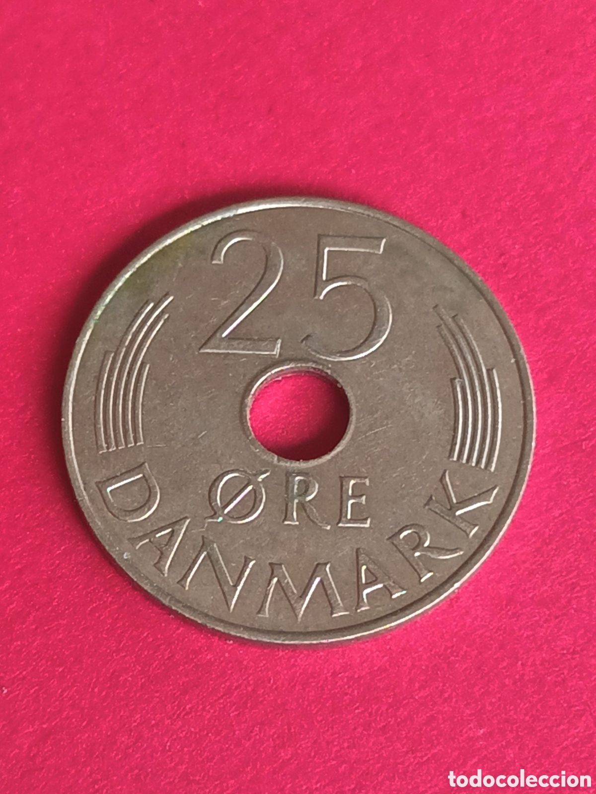 Monedas antiguas de Europa: DINAMARCA. 25 ORE DE 1986. - Foto 2