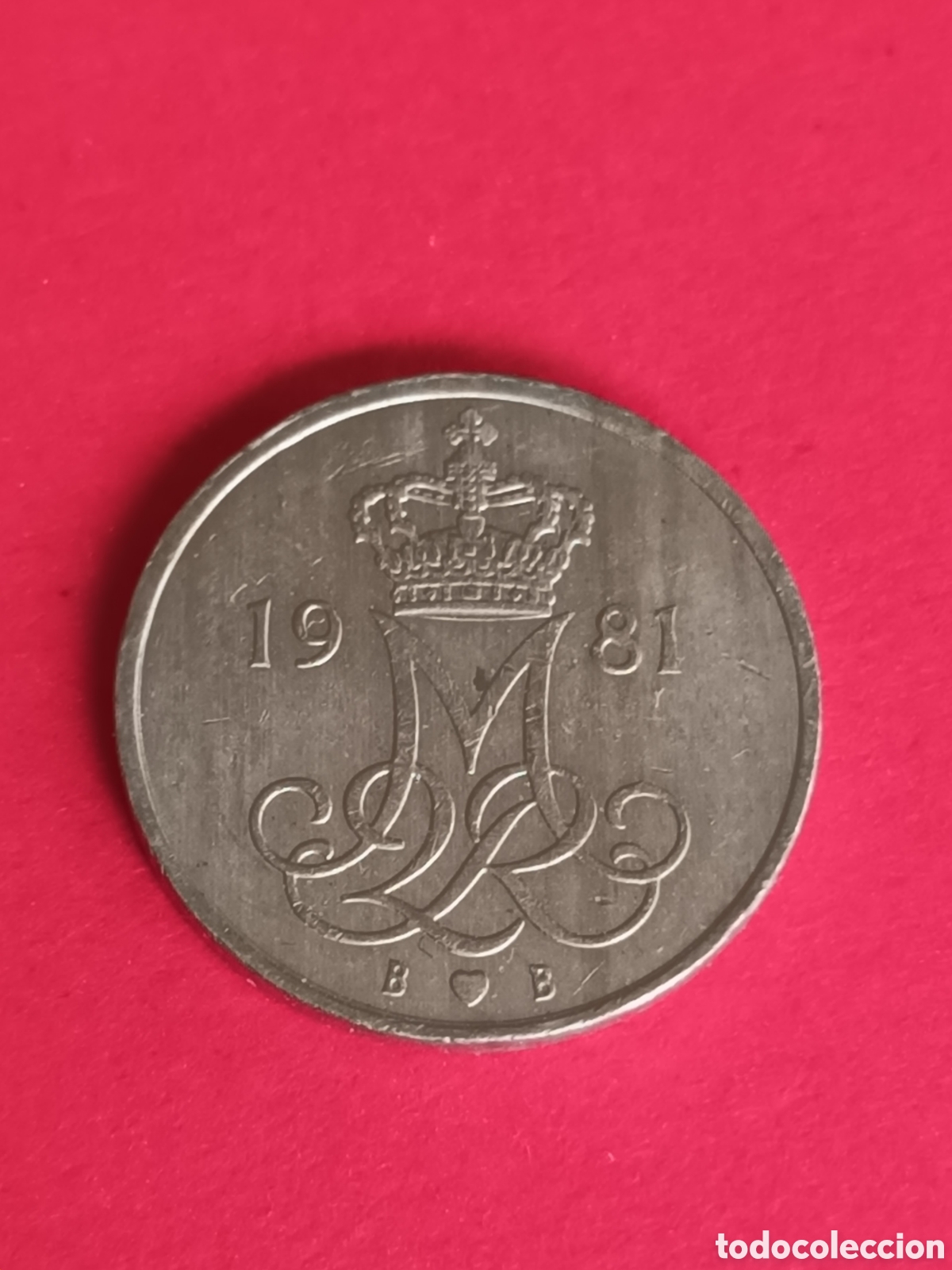Monedas antiguas de Europa: DINAMARCA. 10 ORE DE 1981. - Foto 1
