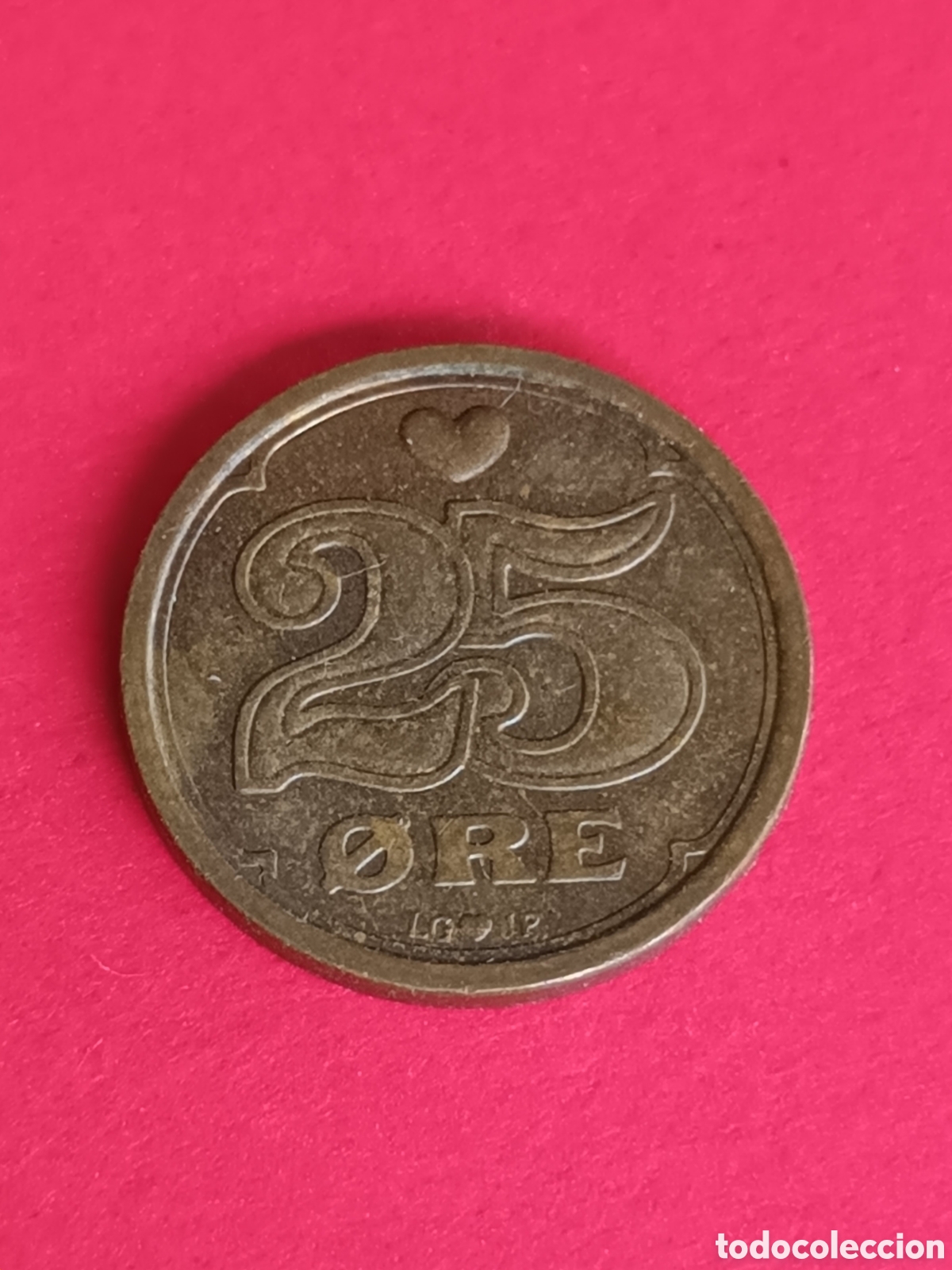 Monedas antiguas de Europa: DINAMARCA. 25 ORE DE 1990. - Foto 1