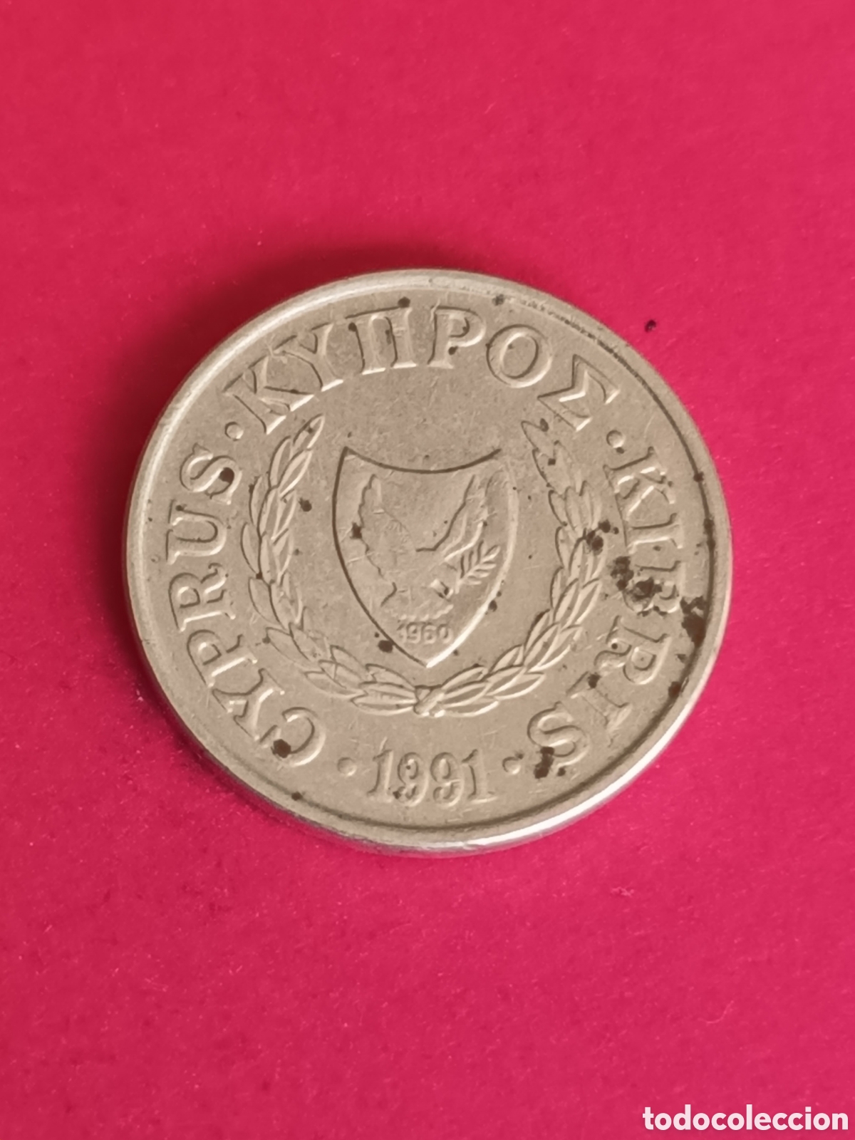 Monedas antiguas de Europa: CHIPRE. 1 C&Eacute;NTIMO DE 1991. - Foto 1
