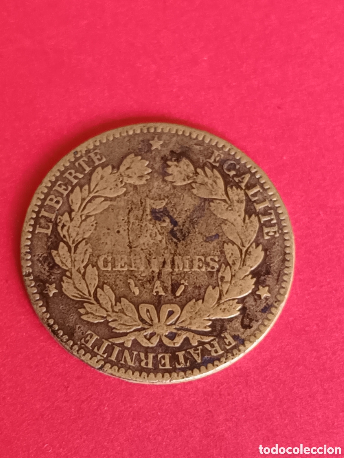 Monedas antiguas de Europa: FRANCIA. 5 C&Eacute;NTIMOS DE 1884. - Foto 2