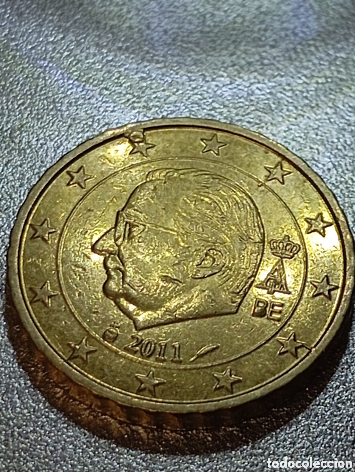 Moedas antigas da Europa: 10 ctms B&eacute;lgica 2011,ERROR