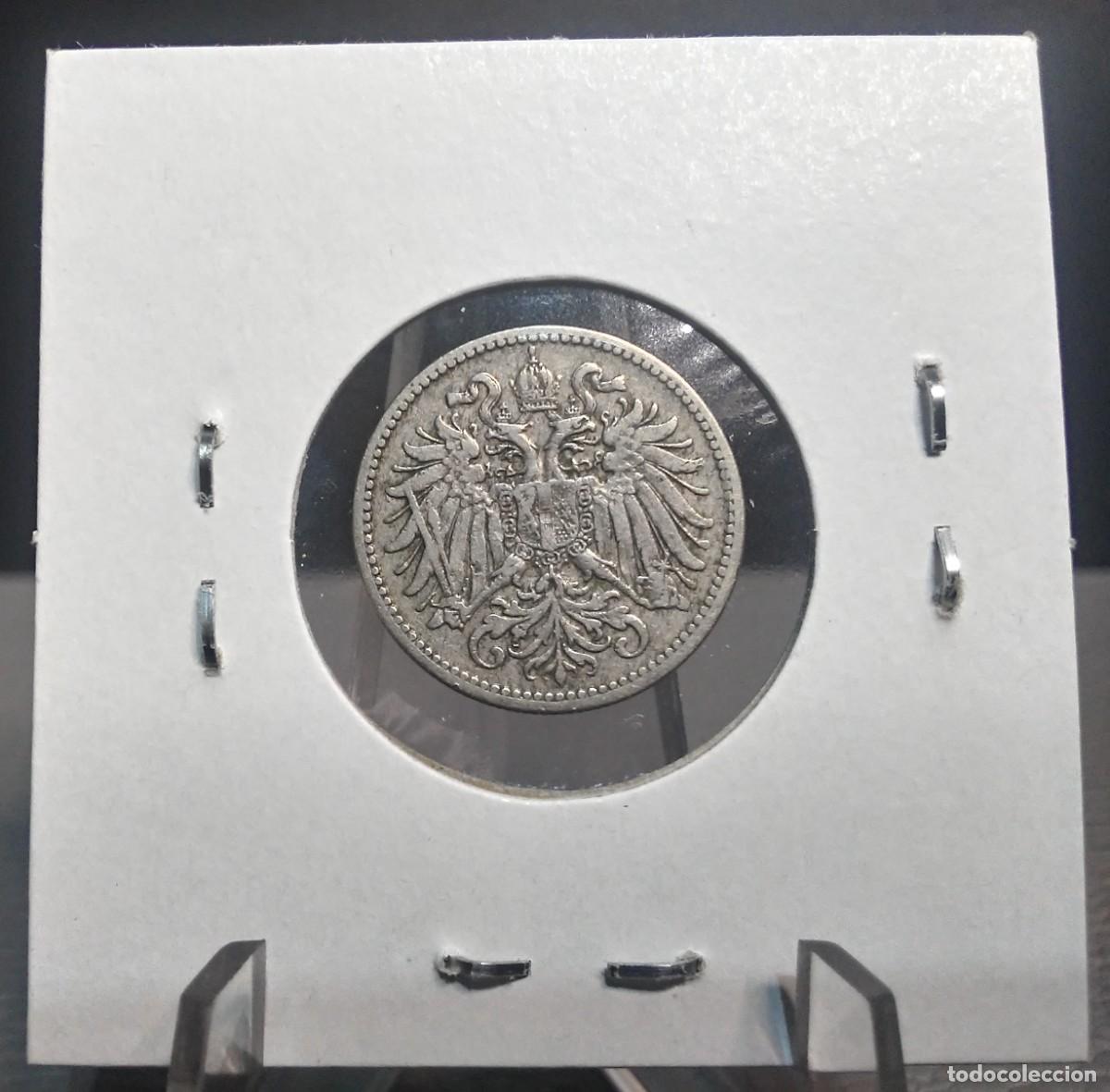 Monedas antiguas de Europa: AUSTRIA 10 HELLERS 1895 KM#2802 BC+. - Foto 4