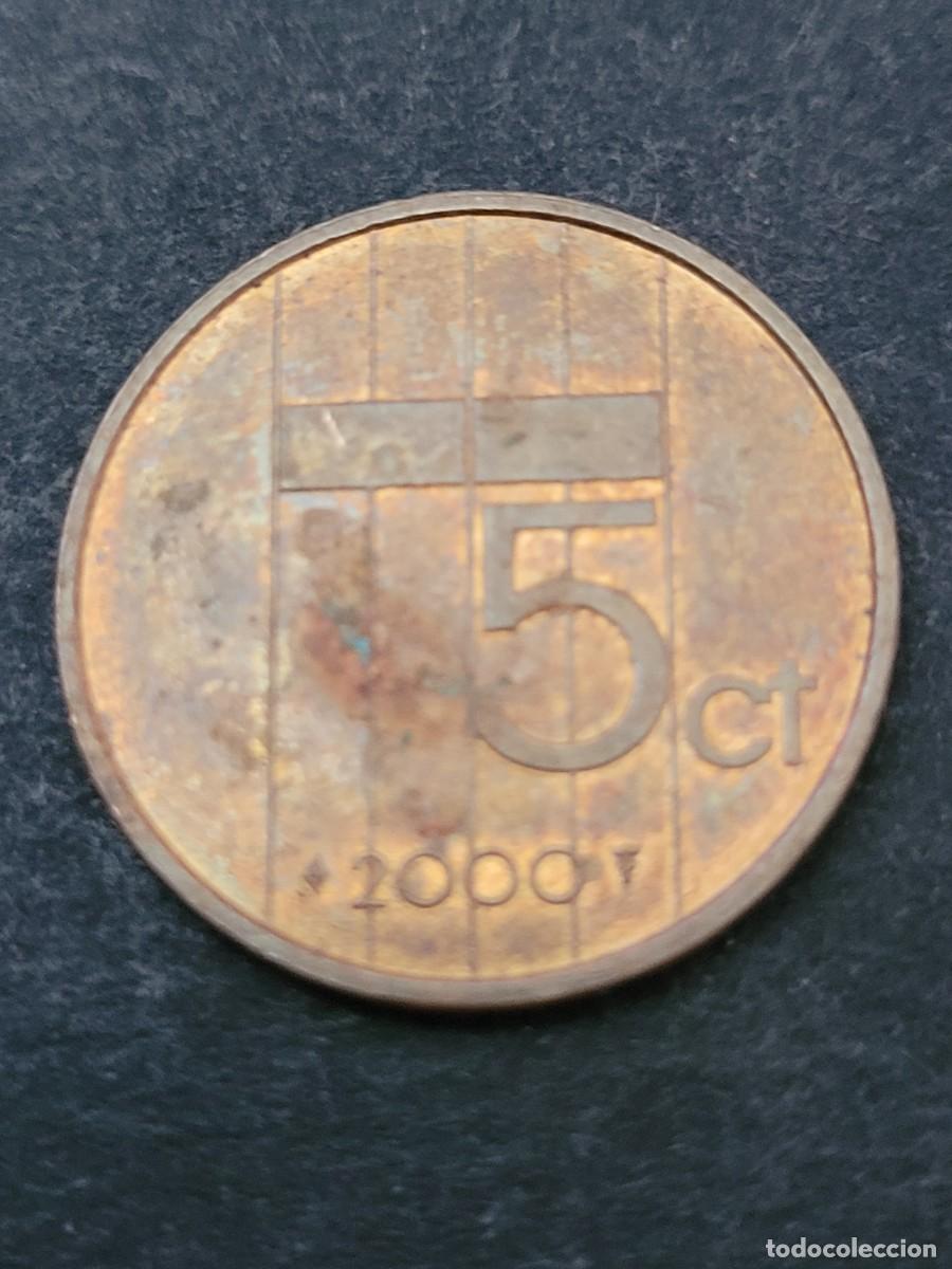 Monedas antiguas de Europa: Moneda 5 centavos 2000 Pa&iacute;ses Bajos - Foto 2
