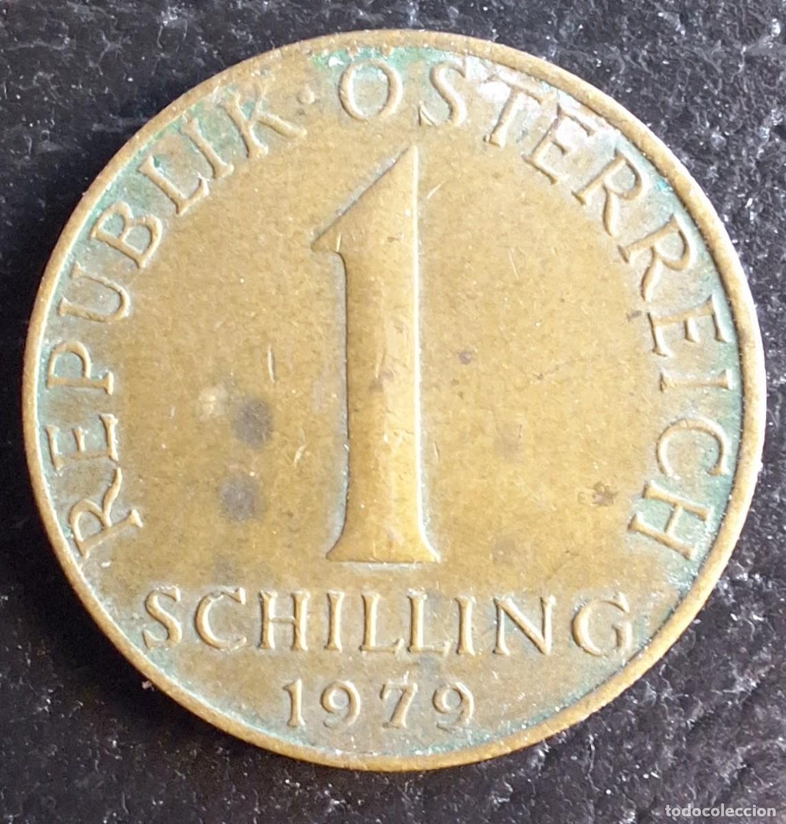 Monedas antiguas de Europa: 1 Schilling 1979 - Austria - Foto 1