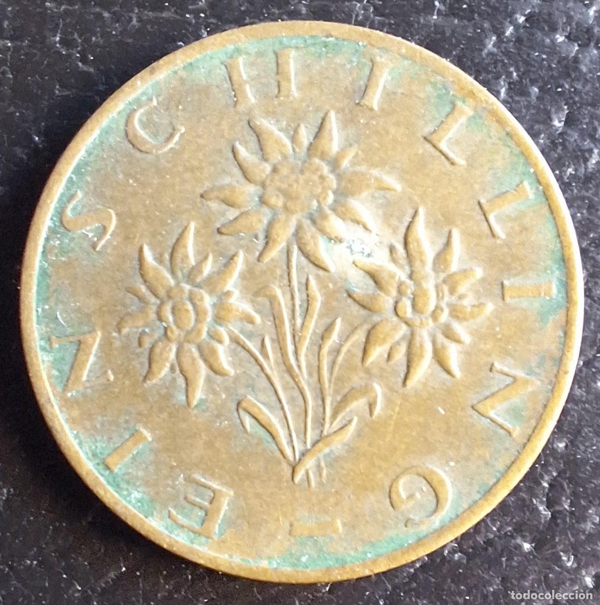 Monedas antiguas de Europa: 1 Schilling 1979 - Austria - Foto 2