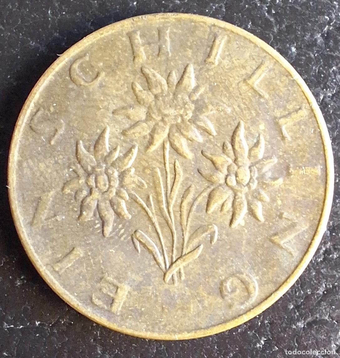 Monedas antiguas de Europa: 1 Schilling 1972 - Austria - Foto 2