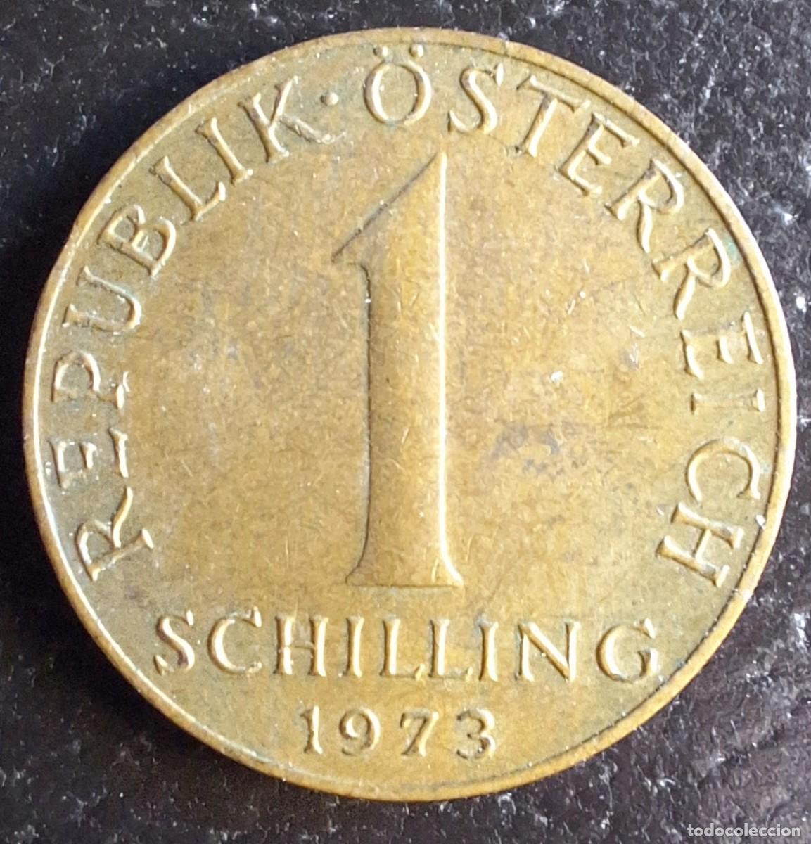 Monedas antiguas de Europa: 1 Schilling 1973 - Austria - Foto 1