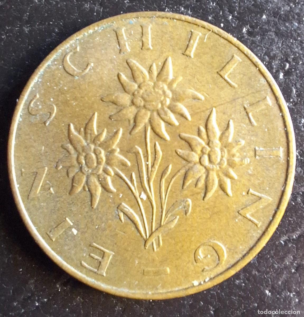 Monedas antiguas de Europa: 1 Schilling 1973 - Austria - Foto 2