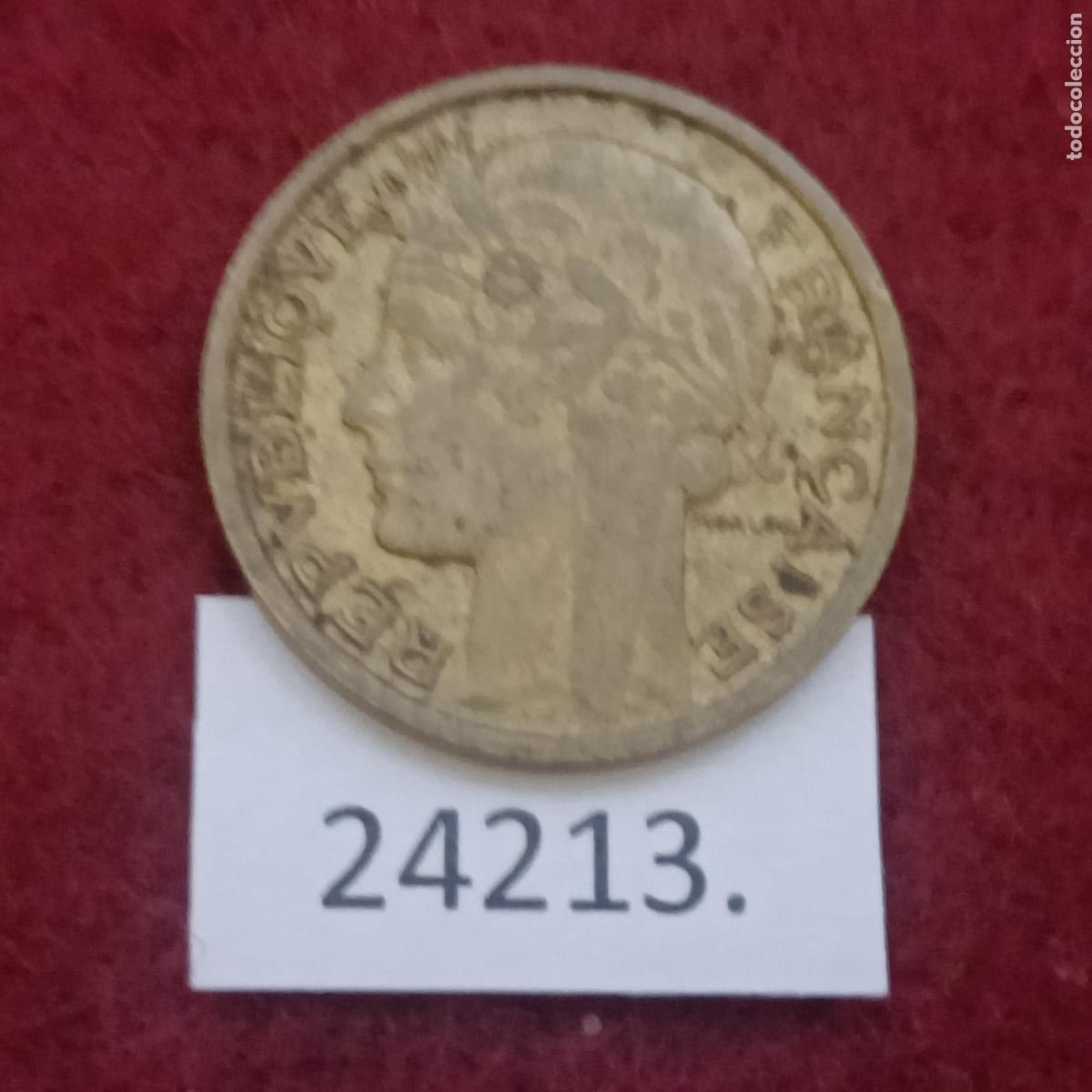 Monedas antiguas de Europa: Francia 50 c&eacute;ntimos 1939 - Foto 1