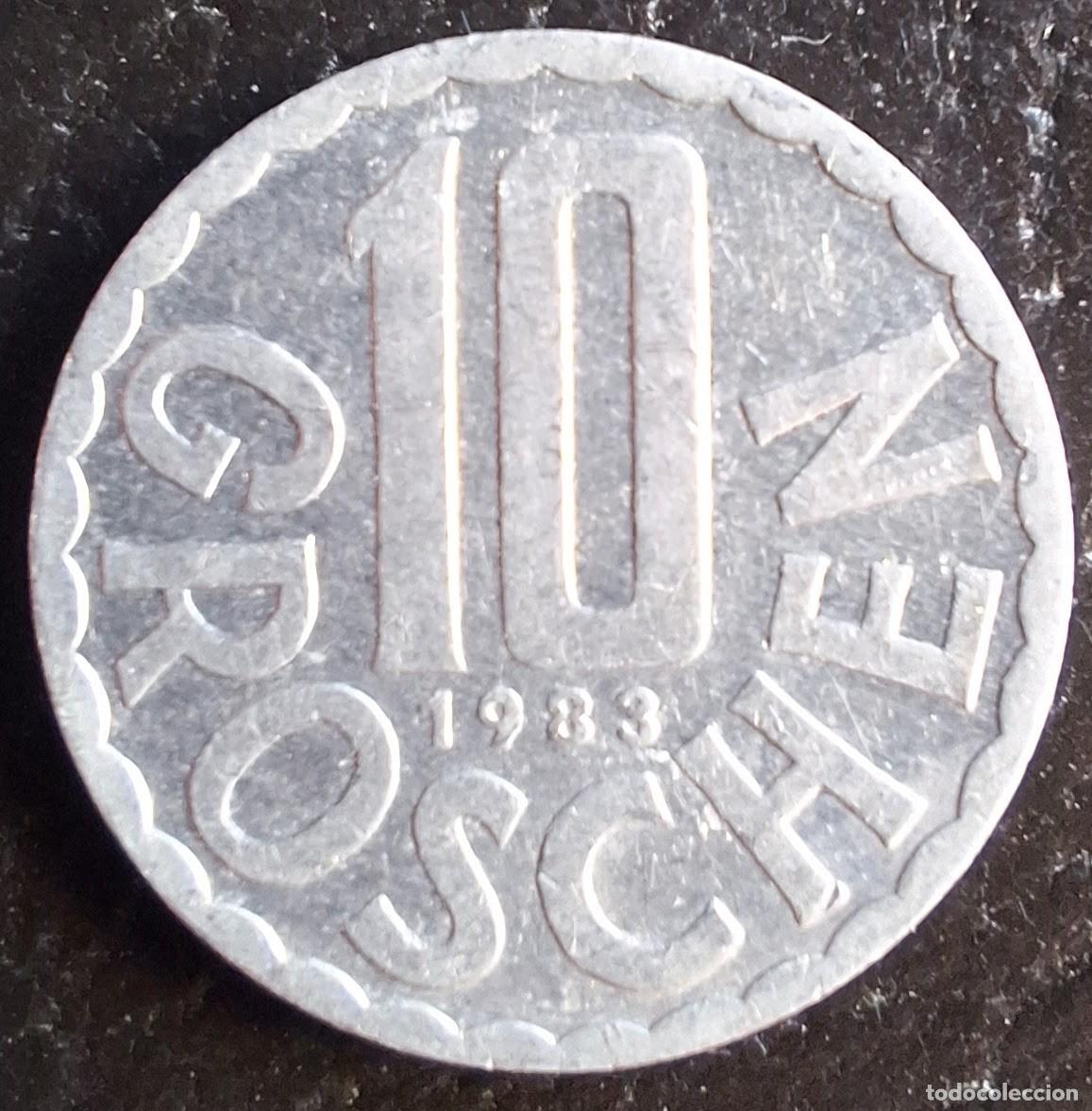 Monedas antiguas de Europa: 10 Groschen 1983 - Austria - Foto 1
