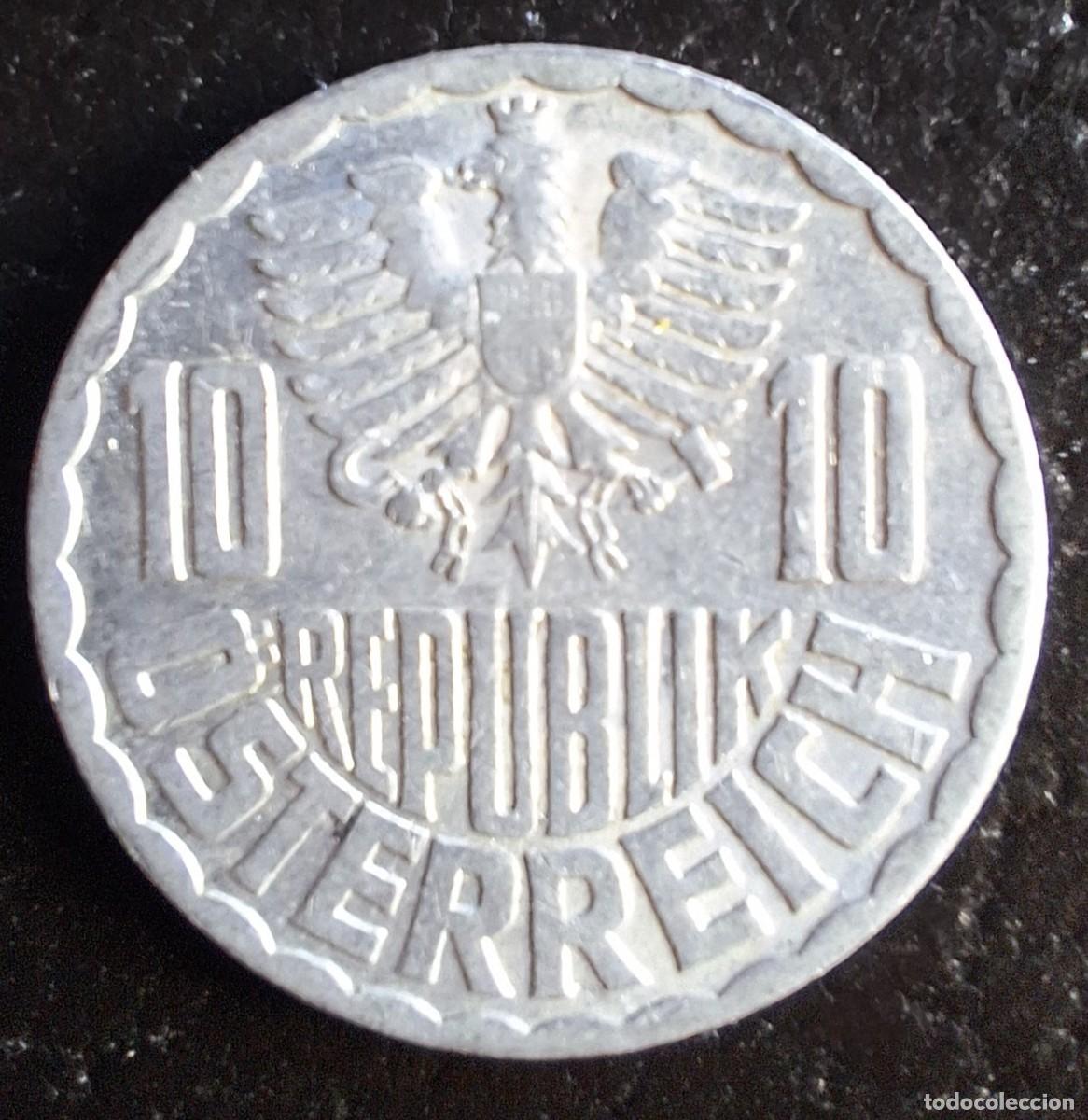 Monedas antiguas de Europa: 10 Groschen 1952 - Austria - Foto 2