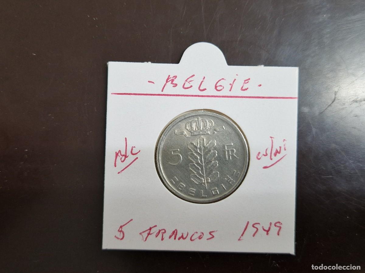 Monete antiche di Europa: BELGICA 5 FRANCOS 1949 BC KM=135.1 (CUPRONIQUEL) BELGIE