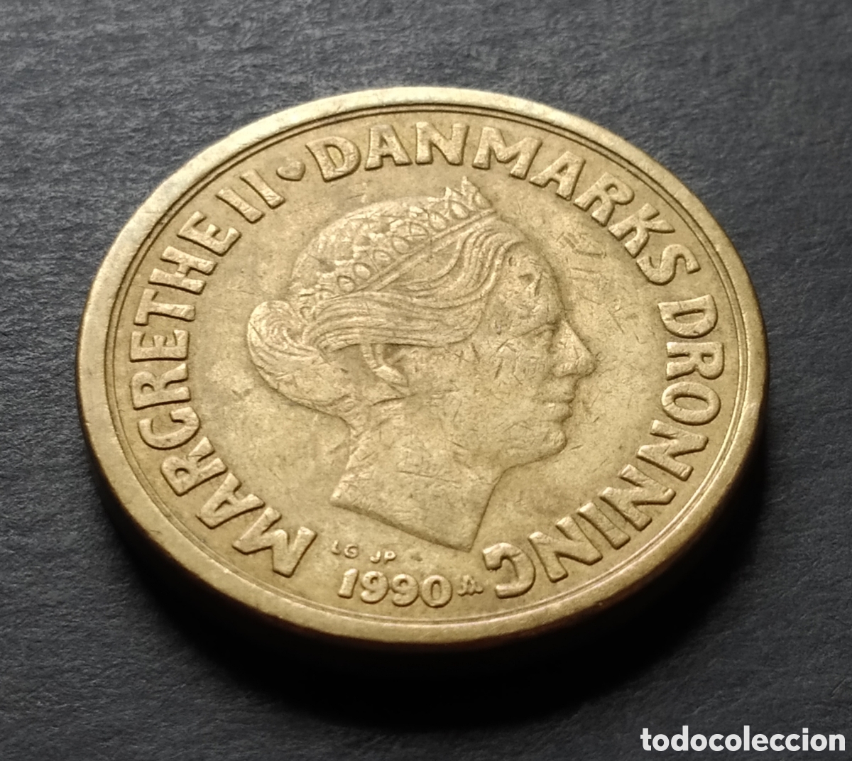 Monedas antiguas de Europa: MONEDA - DINAMARCA 10 CORONAS 1990 - Foto 4