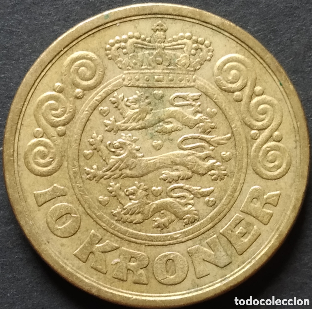Monedas antiguas de Europa: MONEDA - DINAMARCA 10 CORONAS 1990 - Foto 1