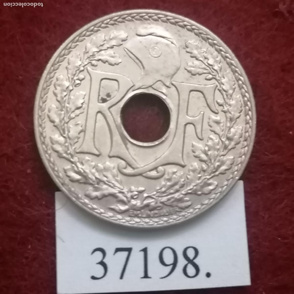 Monedas antiguas de Europa: Francia 10 c&eacute;ntimos 1939 - Foto 2