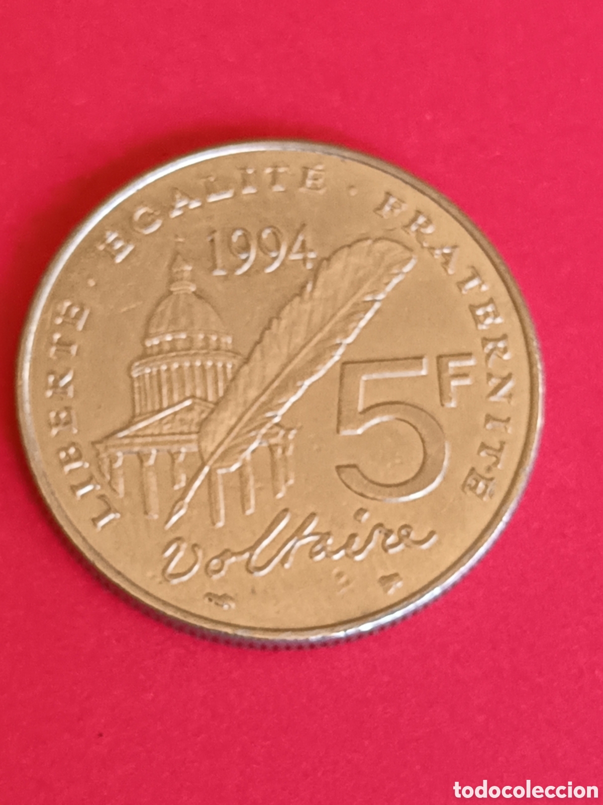 Monedas antiguas de Europa: FRANCIA. 5 FRANCOS DE 1994. EBC-. - Foto 1