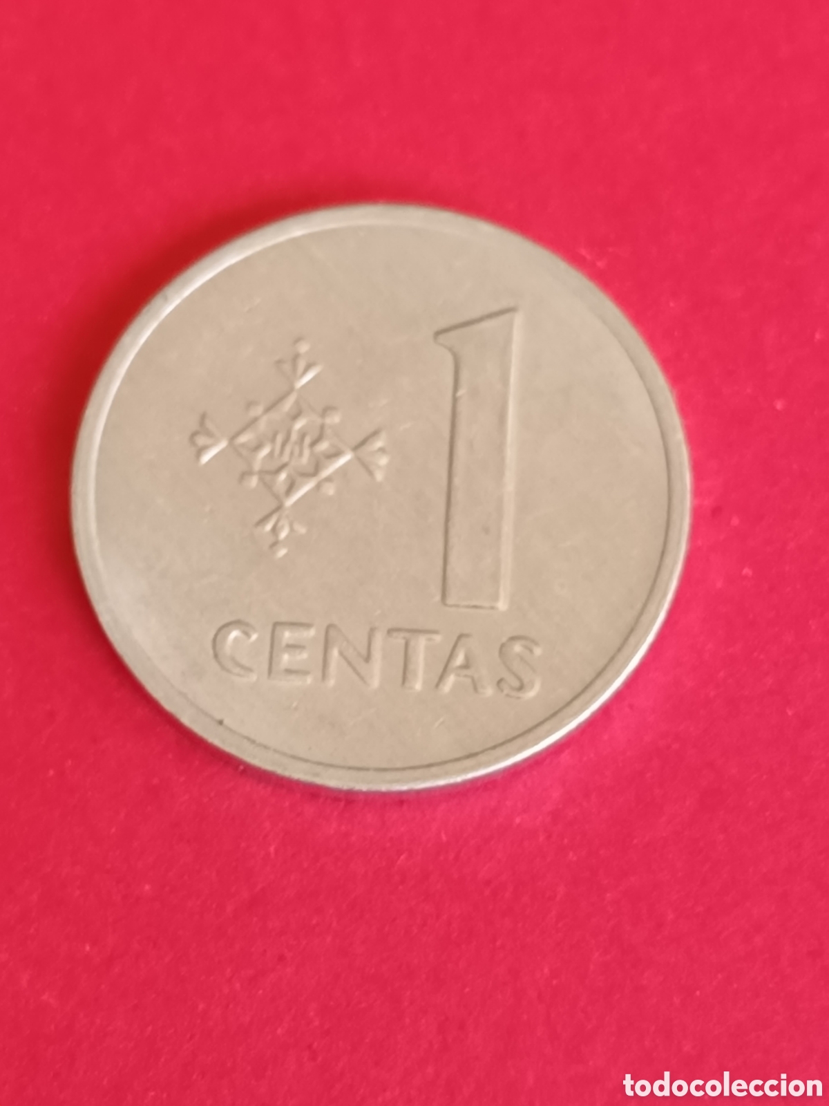 Monedas antiguas de Europa: LITUANIA. 1 C&Eacute;NTIMO DE 1991. - Foto 2