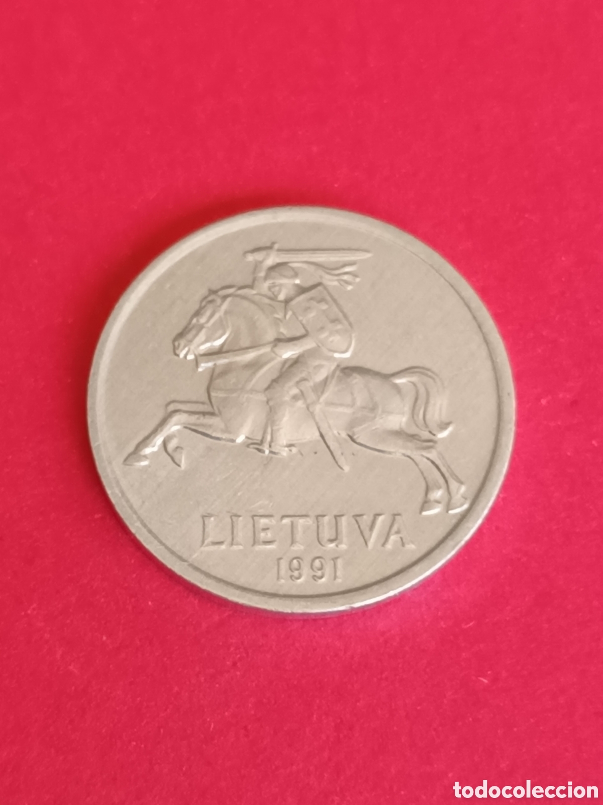 Monedas antiguas de Europa: LITUANIA. 1 C&Eacute;NTIMO DE 1991. - Foto 1