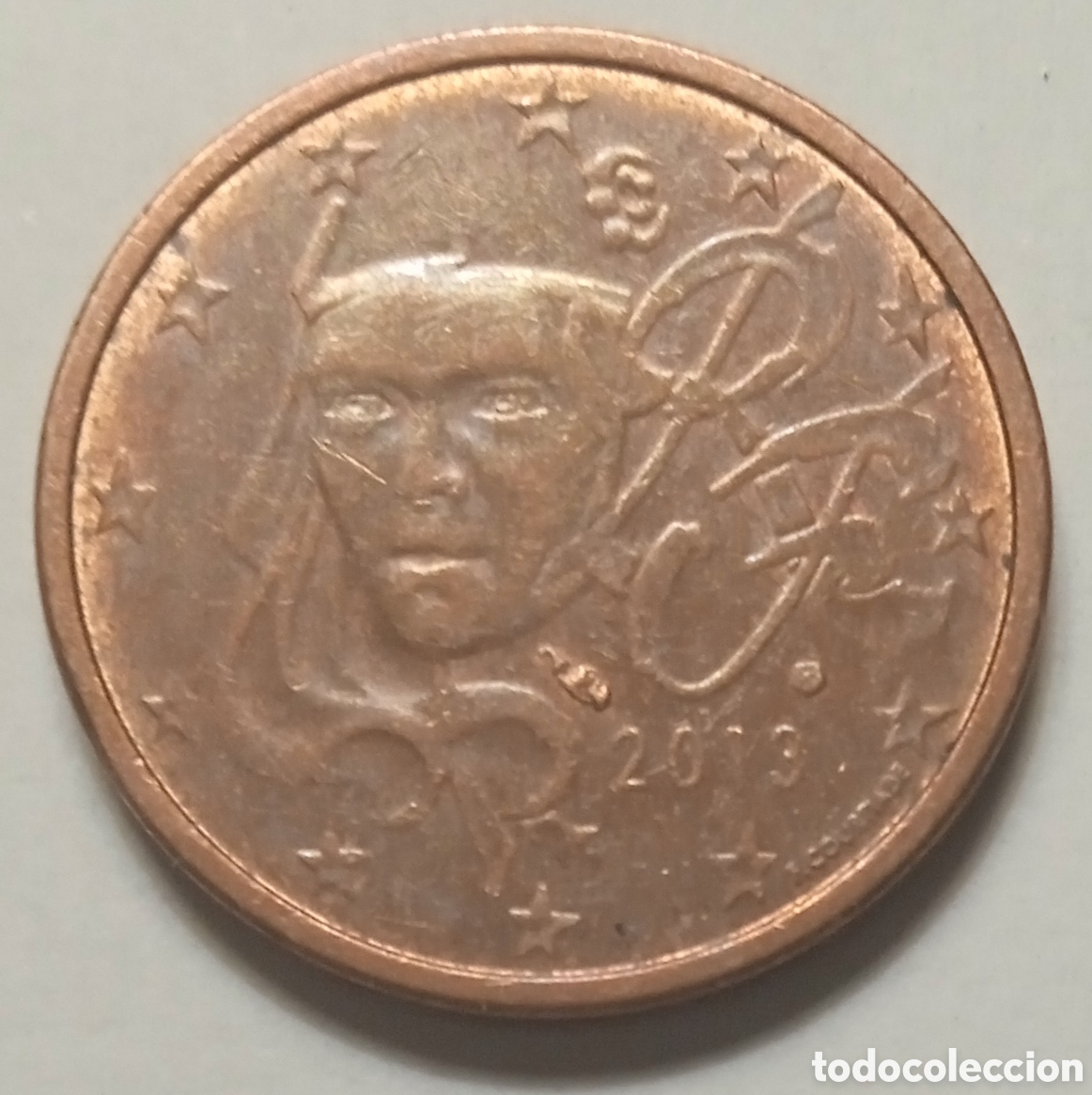 Monedas antiguas de Europa: 2 C&Eacute;NTIMOS/2013 (FRANCIA) - Foto 1