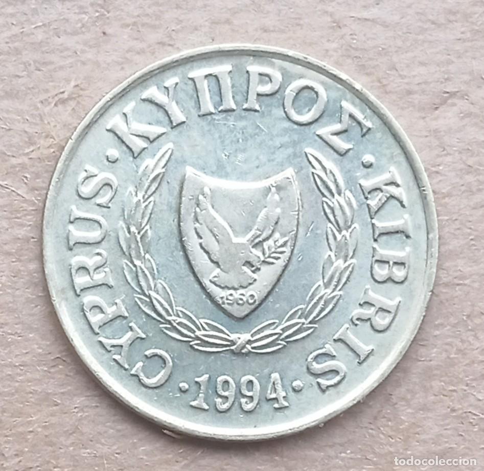 Monedas antiguas de Europa: CHIPRE - 2 CENTIMOS 1994 - Foto 1