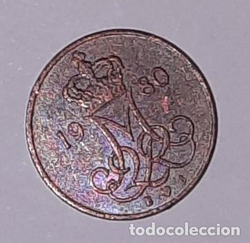 Monedas antiguas de Europa: Moneda - Dinamarca - 5 Ore- 1980 - Foto 2