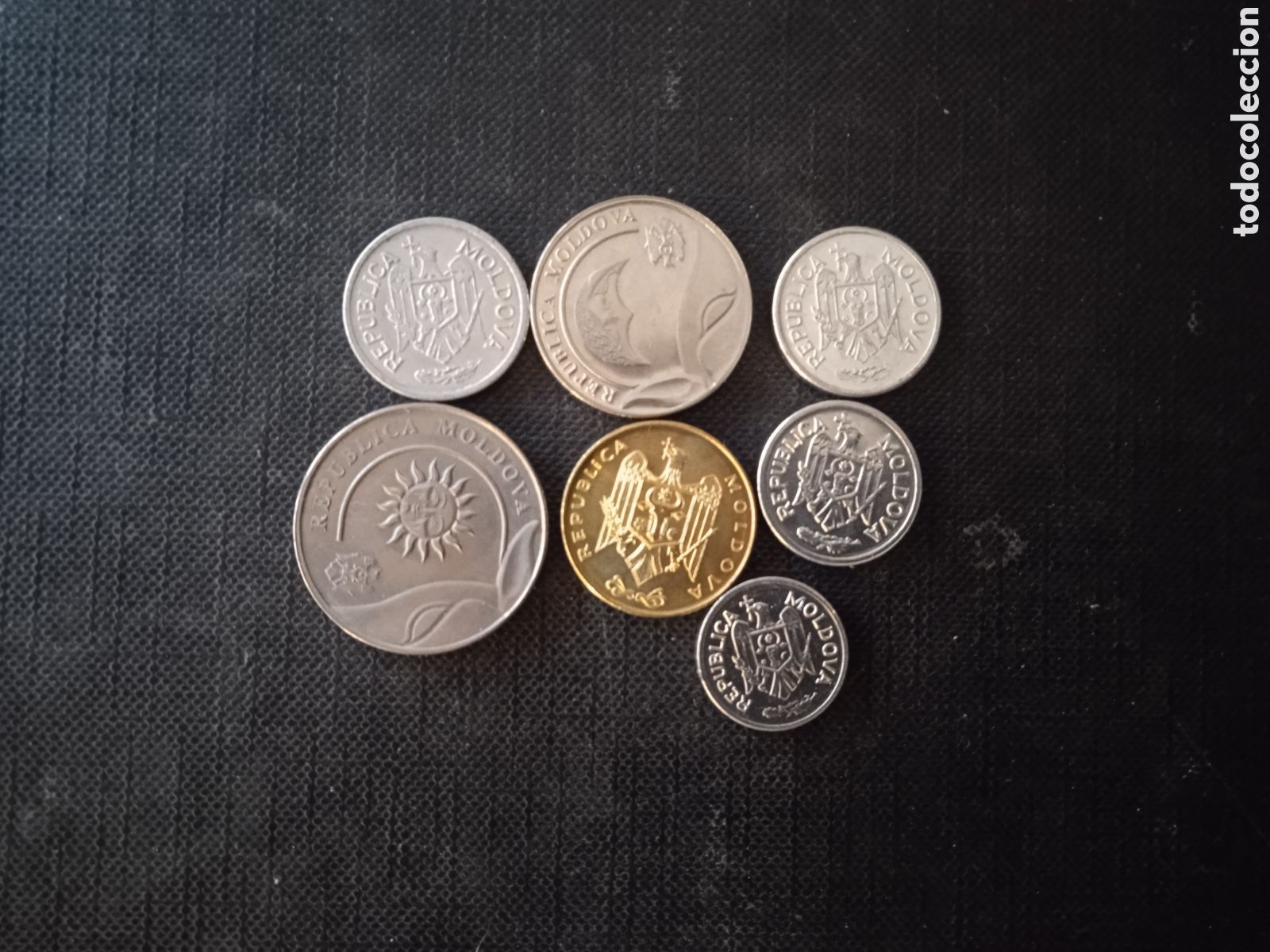 Monedas antiguas de Europa: Conjunto de 7 monedas de Mold&agrave;via dificiles - Foto 1