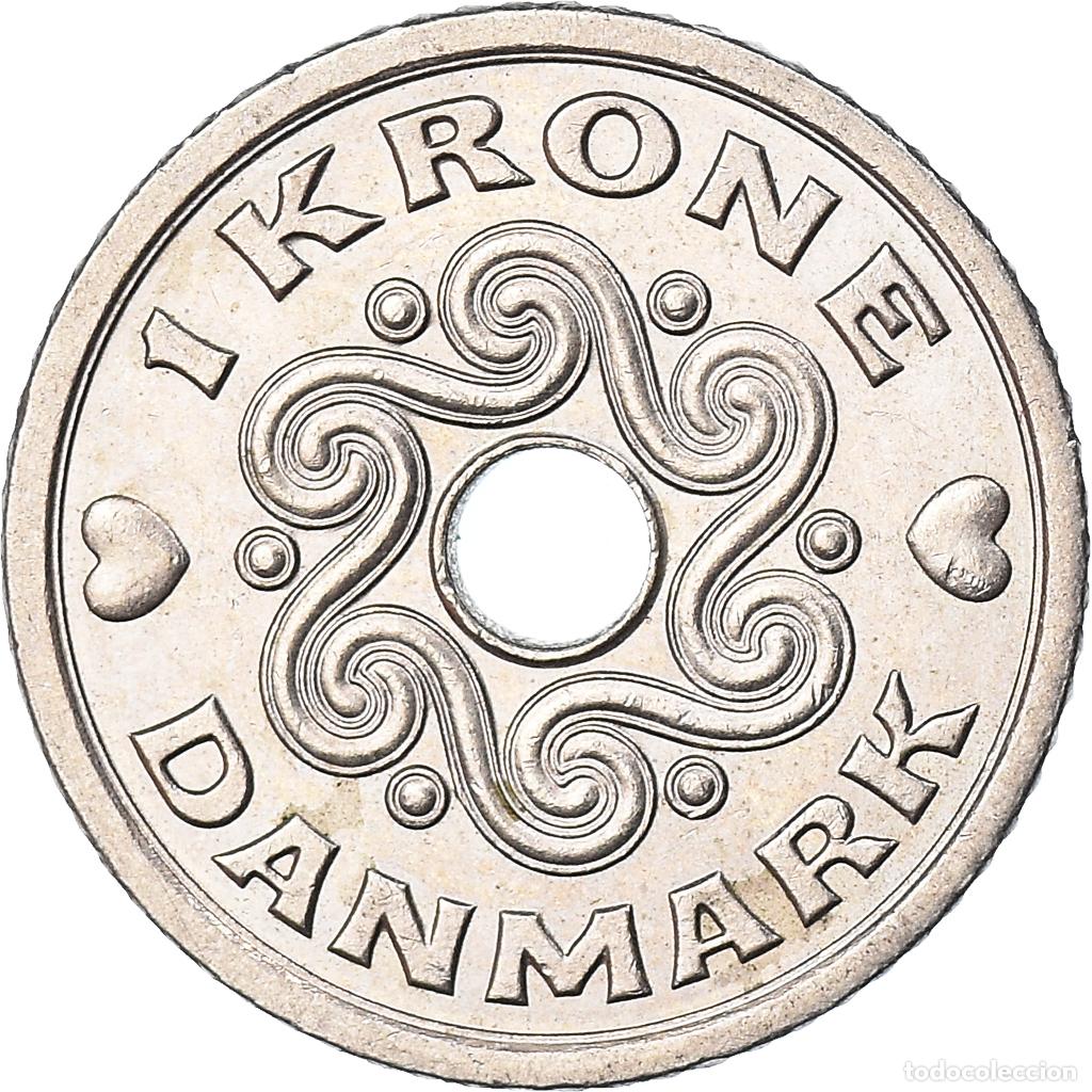 Monedas antiguas de Europa: [#1056829] Moneda, Dinamarca, Krone, 1992 - Foto 2