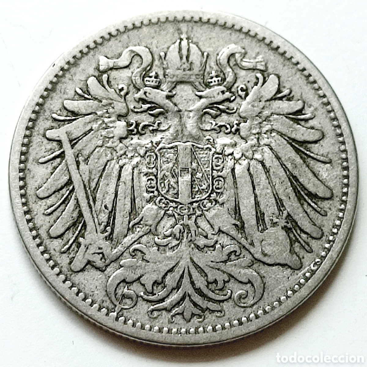 Monedas antiguas de Europa: Austria, 20 Heller de 1895 - Foto 1