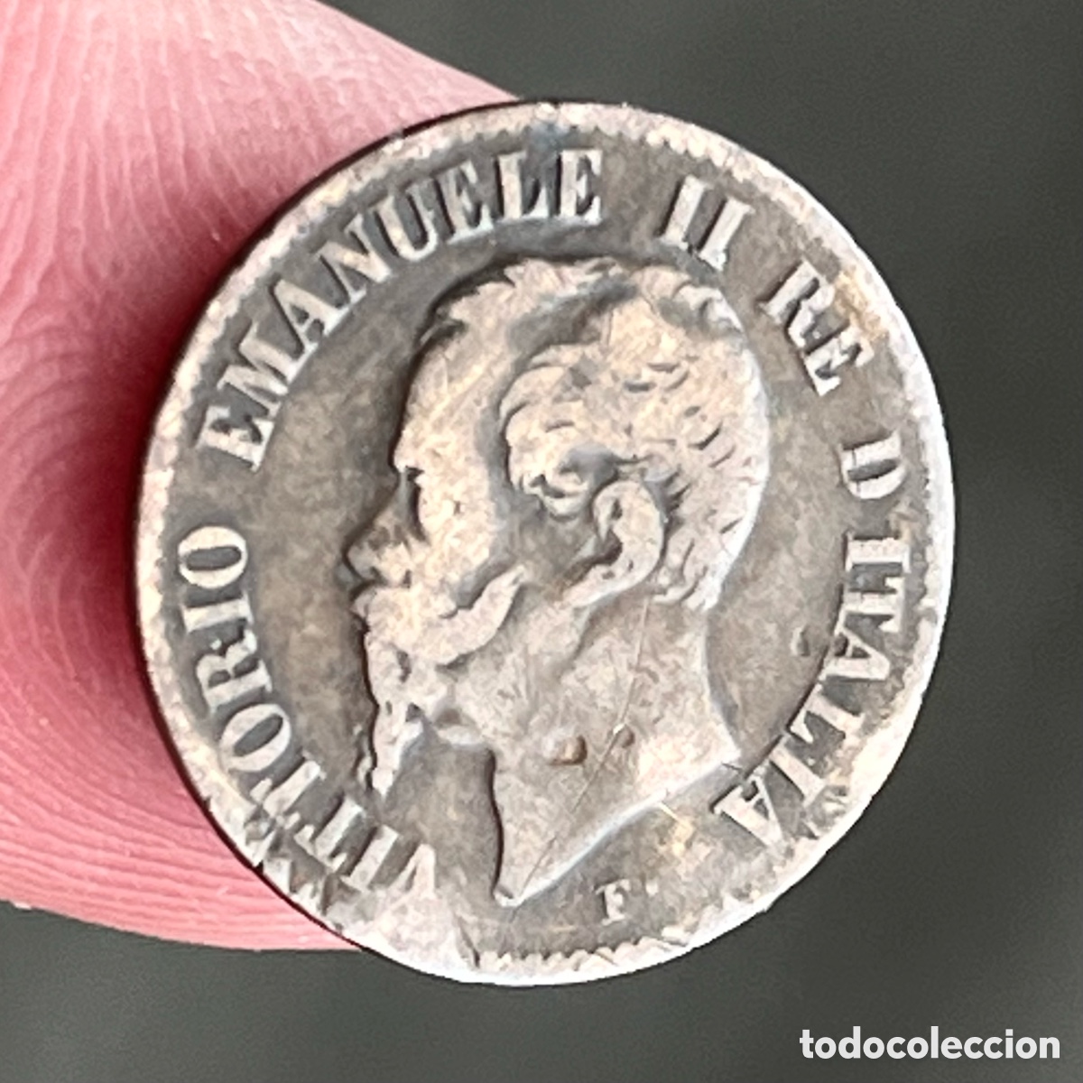Monedas antiguas de Europa: 1 centesimo 1862 Italia - Foto 1