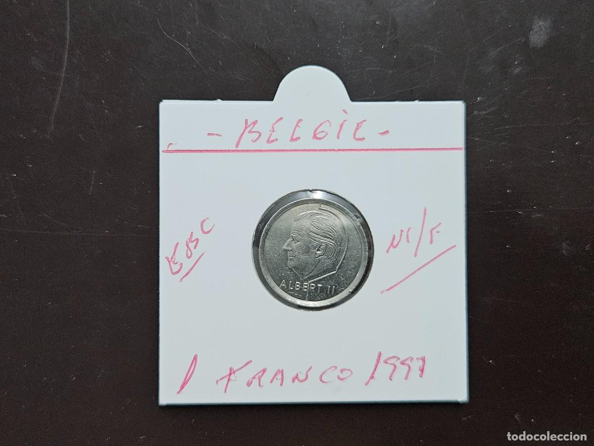 Alte M&uuml;nzen aus Europa: BELGICA 1 FRANCO 1997 MBC KM=188 (NIQUEL-HIERRO) BELGIE
