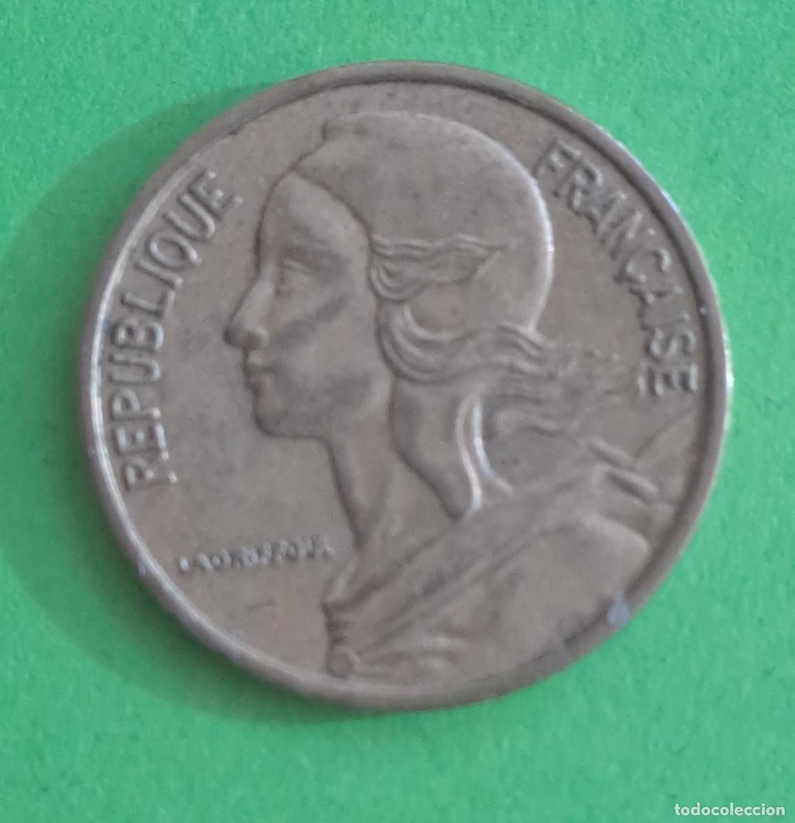 Monedas antiguas de Europa: MONEDA FRANCIA 5 CENTIMOS A&Ntilde;O 1966 - Foto 1