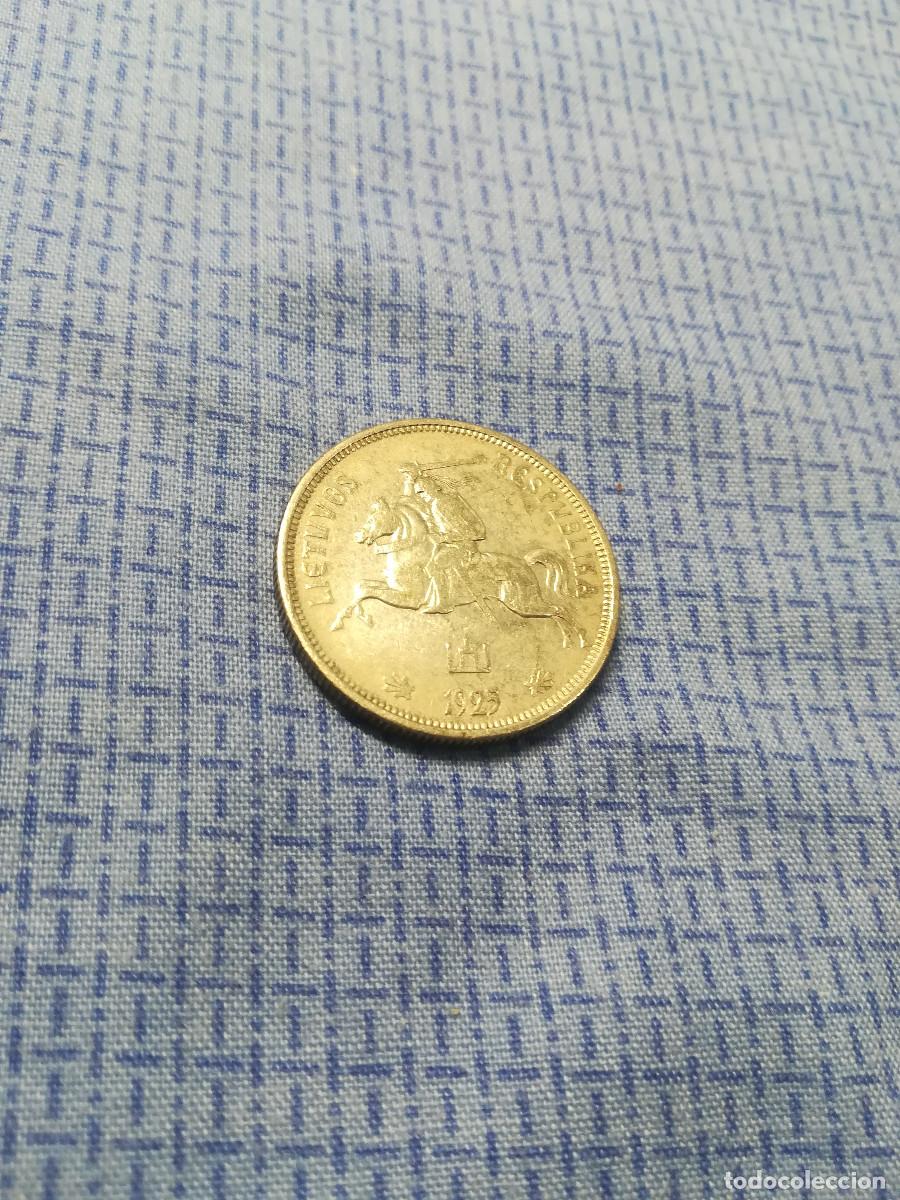 Monedas antiguas de Europa: Moneda plata Lituania, 1925, 5 litas - Foto 1