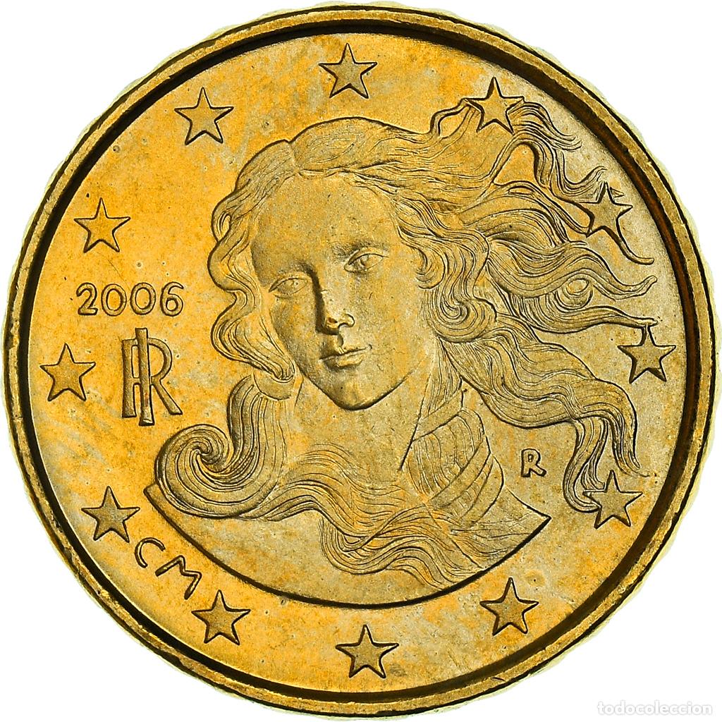 Monete antiche di Europa: [#365200] Italia, 10 Euro Cent, Birth of Venus, 2006, SC+, Nordic gold