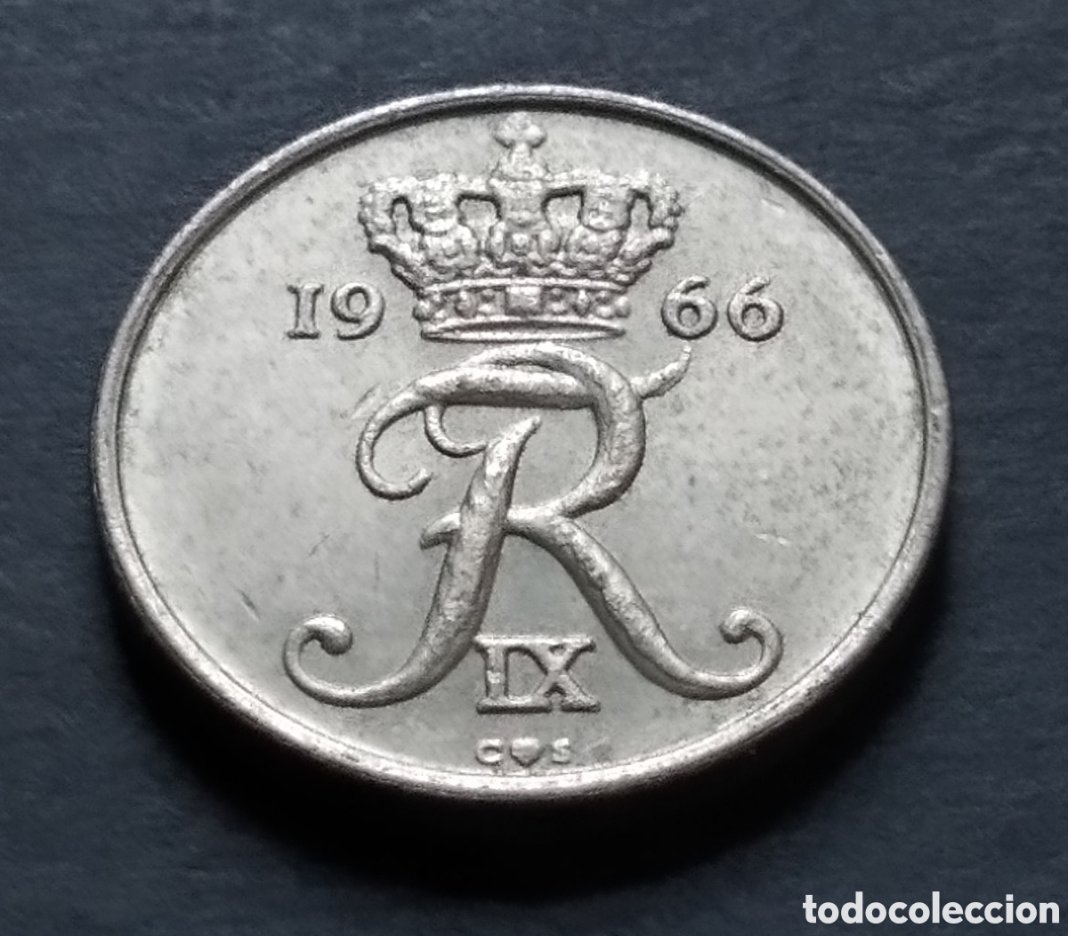 Monedas antiguas de Europa: MONEDA - DINAMARCA 10 ORE 1966 - Foto 4