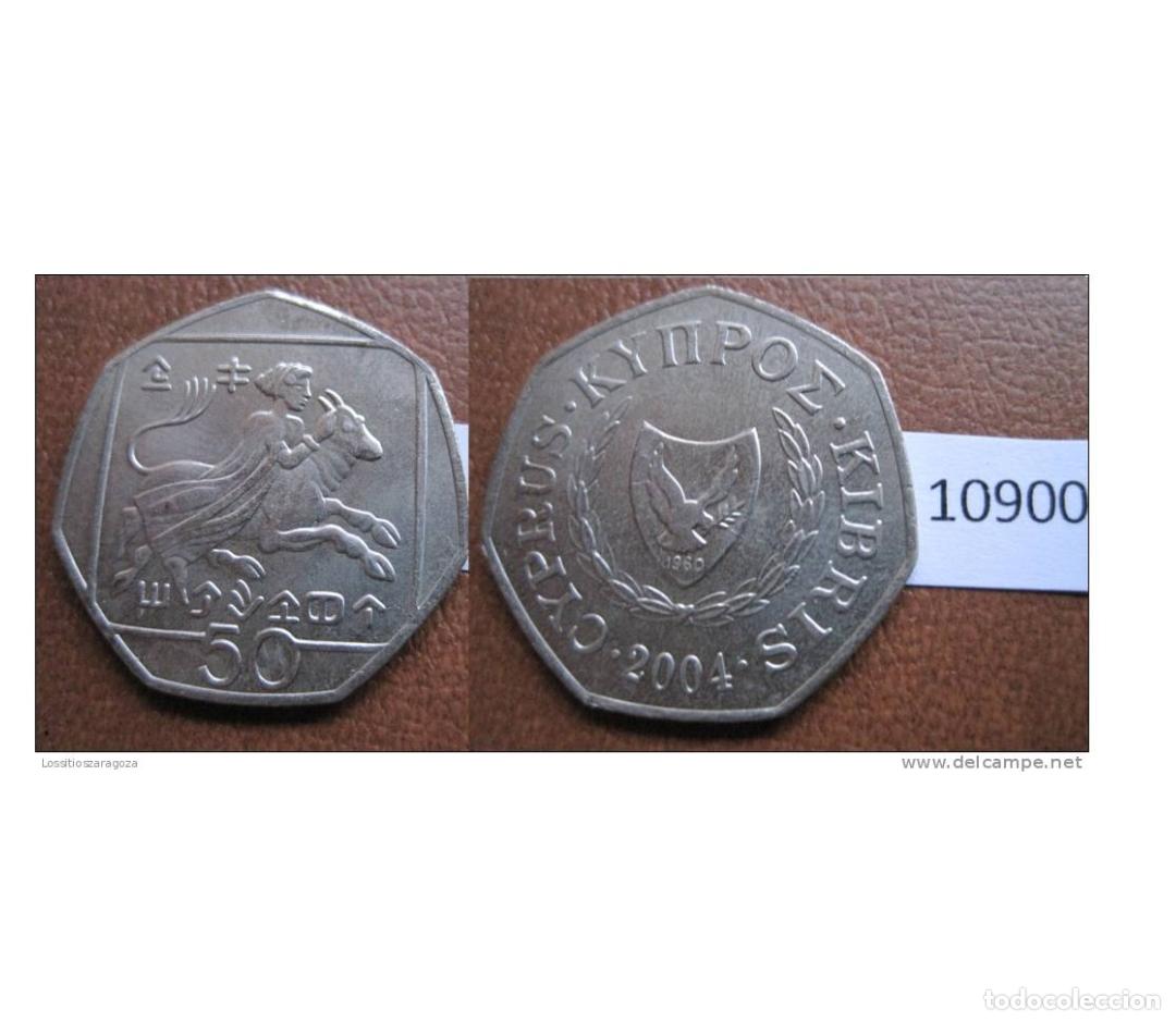 Monedas antiguas de Europa: Chipre 50 centimos 2004 - Foto 1
