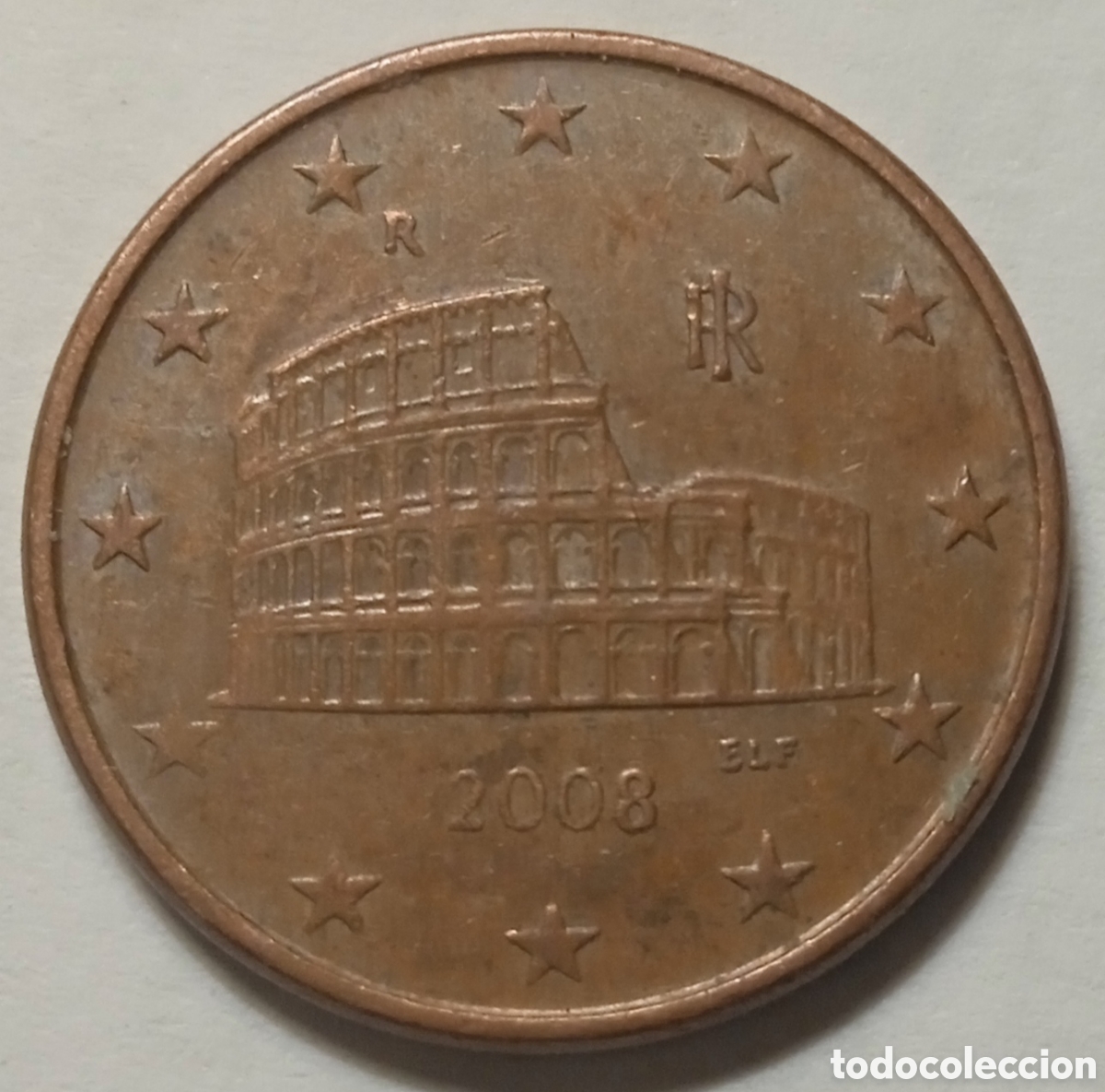 Monedas antiguas de Europa: 5 C&Eacute;NTIMOS/2008 (ITALIA) - Foto 1