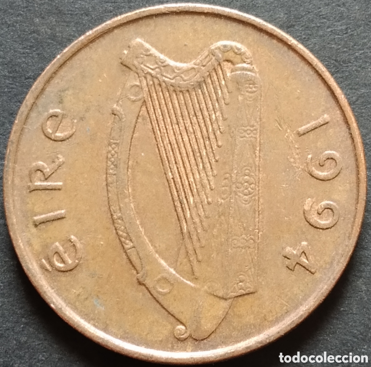 Monedas antiguas de Europa: MONEDA - IRLANDA 1 PENIQUE 1994 - Foto 2