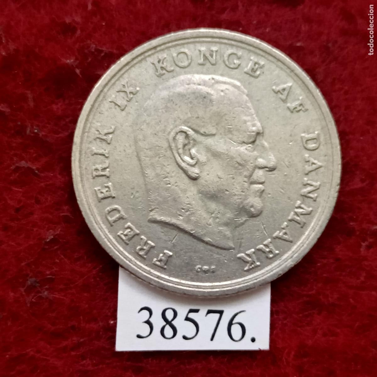 Monedas antiguas de Europa: Dinamarca 1 corona 1966 - Foto 1